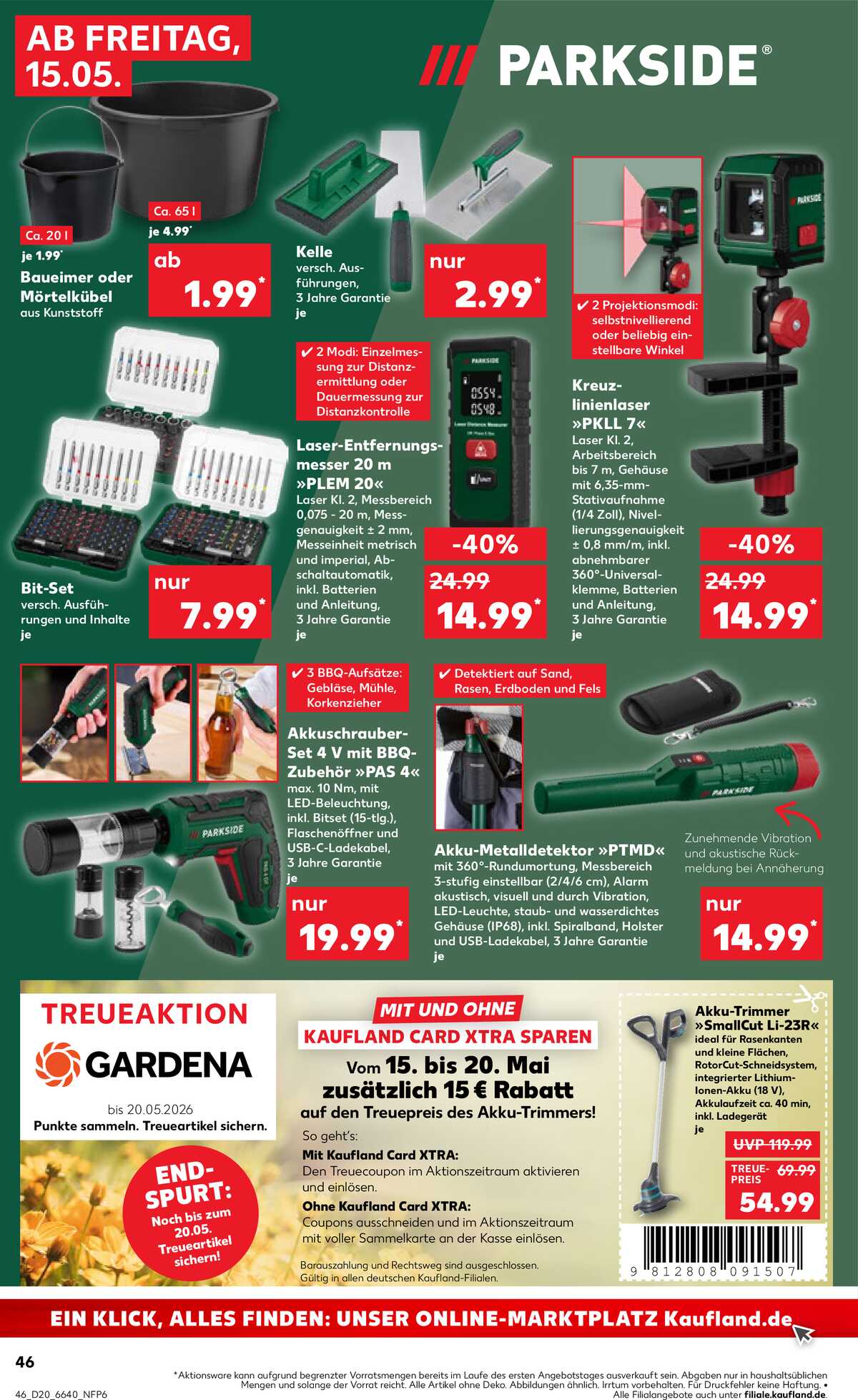 Leták Kaufland Německo 15.5.-20.5.2026 strana 46