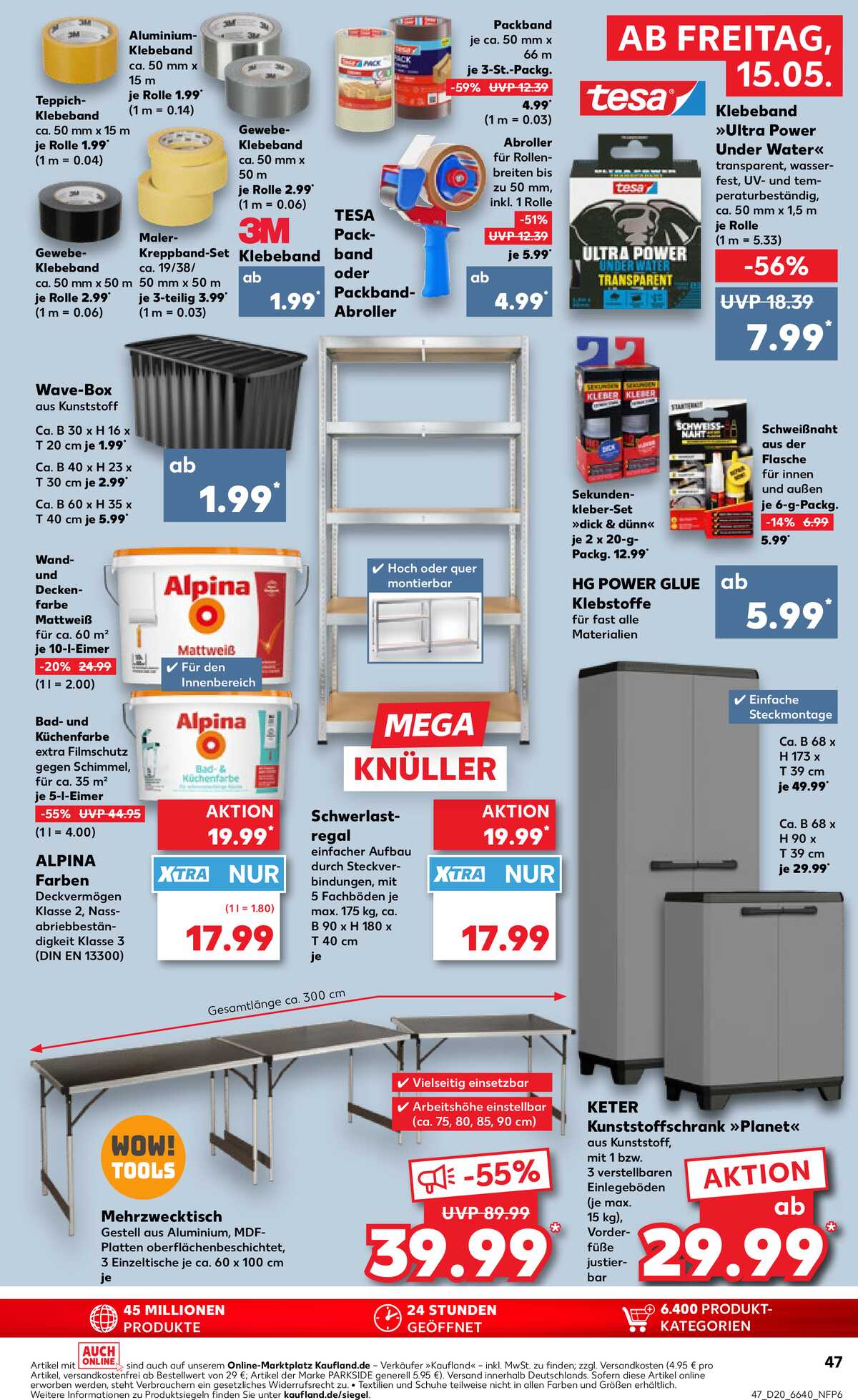 Leták Kaufland Německo 15.5.-20.5.2026 strana 47