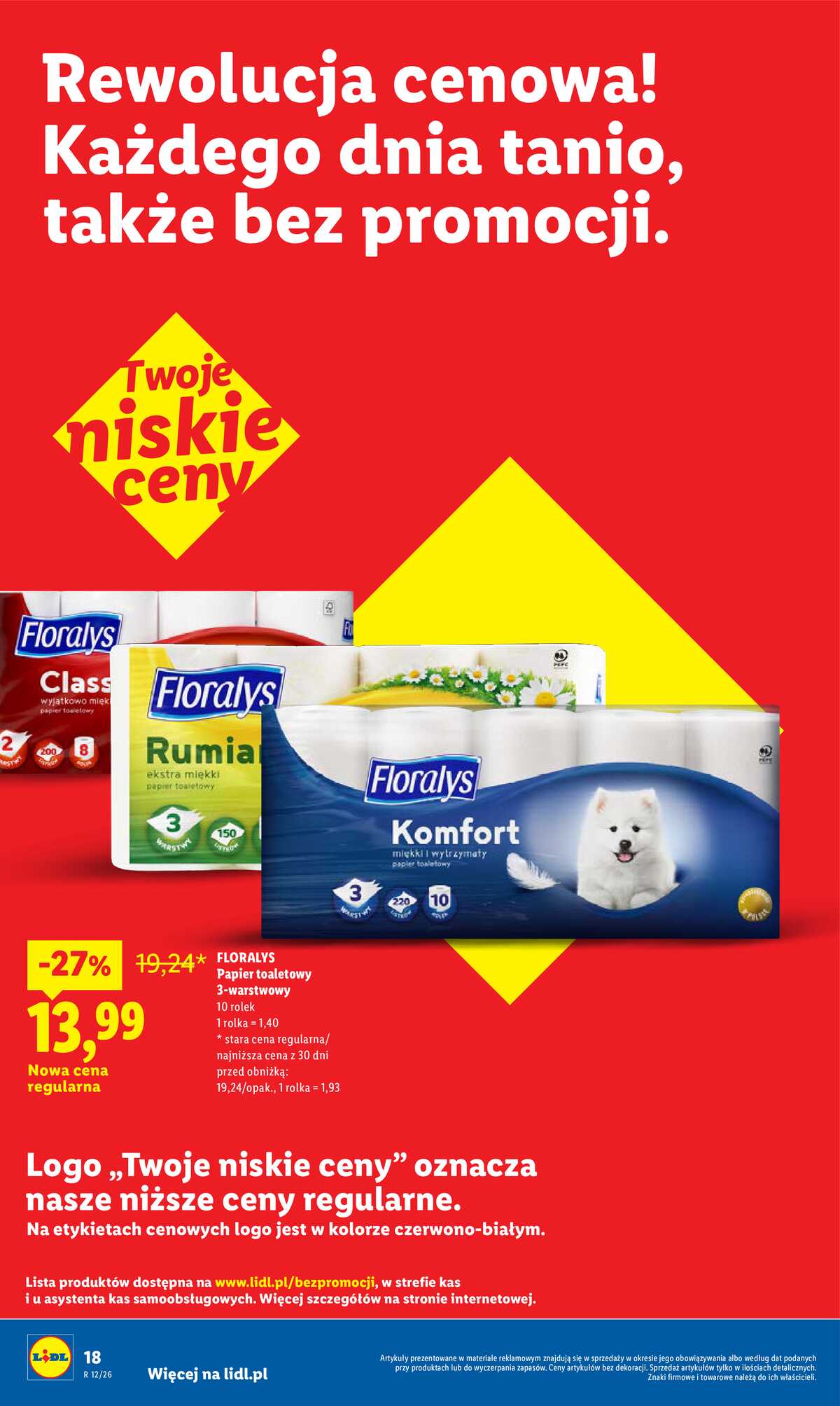 Leták Lidl Polsko 9.5.-31.5.2026 - Cenová revoluce! strana 18