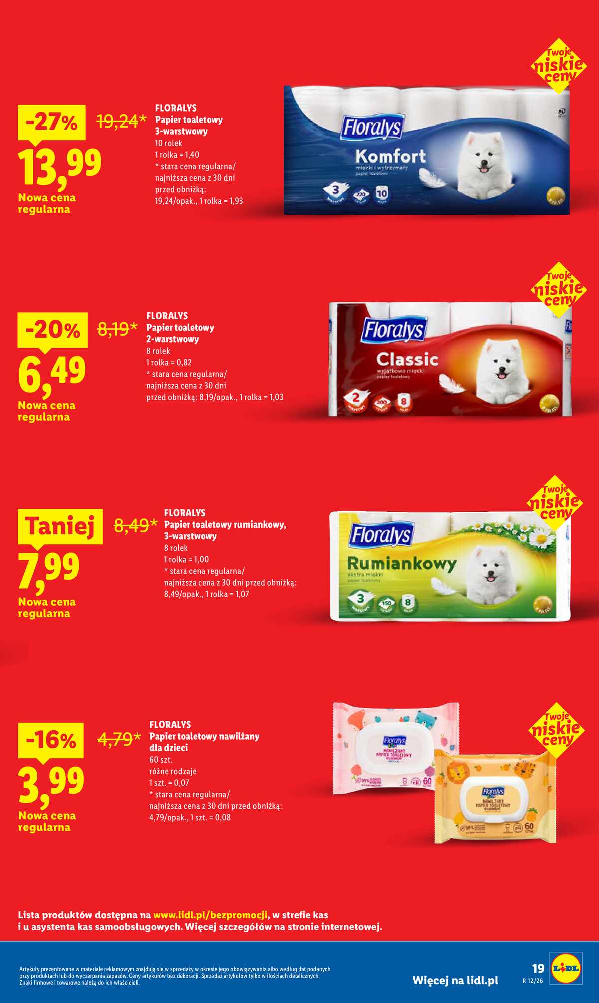 Leták Lidl Polsko 9.5.-31.5.2026 - Cenová revoluce! strana 19