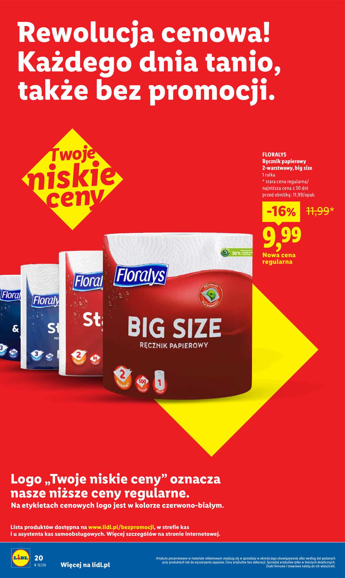 Leták Lidl Polsko 9.5.-31.5.2026 - Cenová revoluce! strana 20