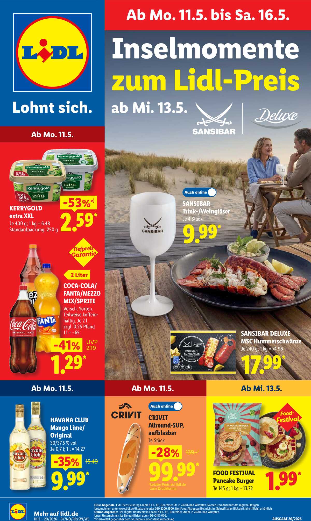 Leták Lidl Německo 11.5.-16.5.2026 strana 1