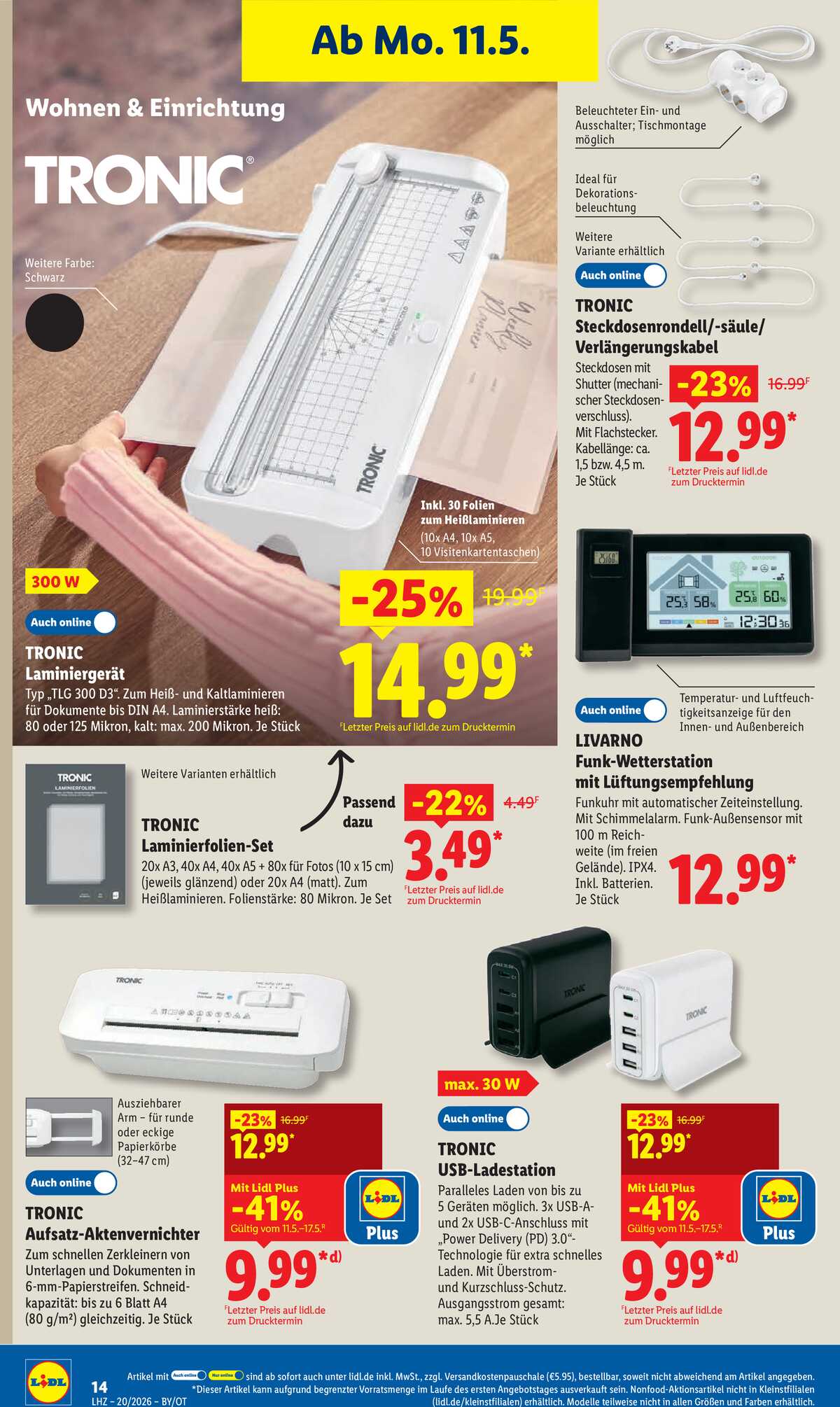Leták Lidl Německo 11.5.-16.5.2026 strana 32