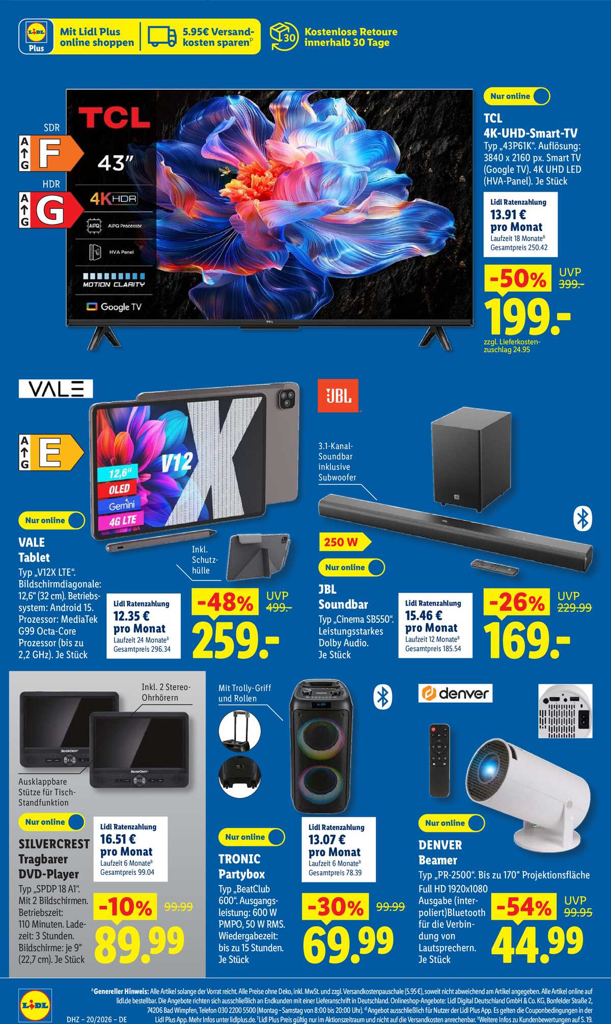 Leták Lidl Německo 11.5.-16.5.2026 strana 48