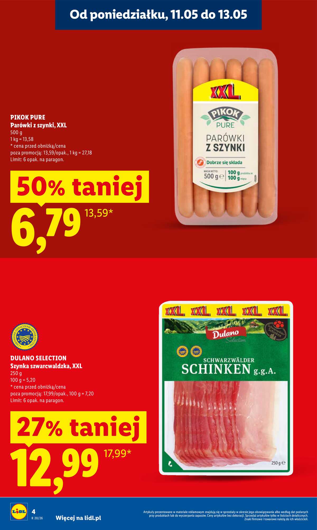 Leták Lidl Polsko 11.5.-13.5.2026 - Zpravodaj platný od 11.05 do 13.05 strana 4
