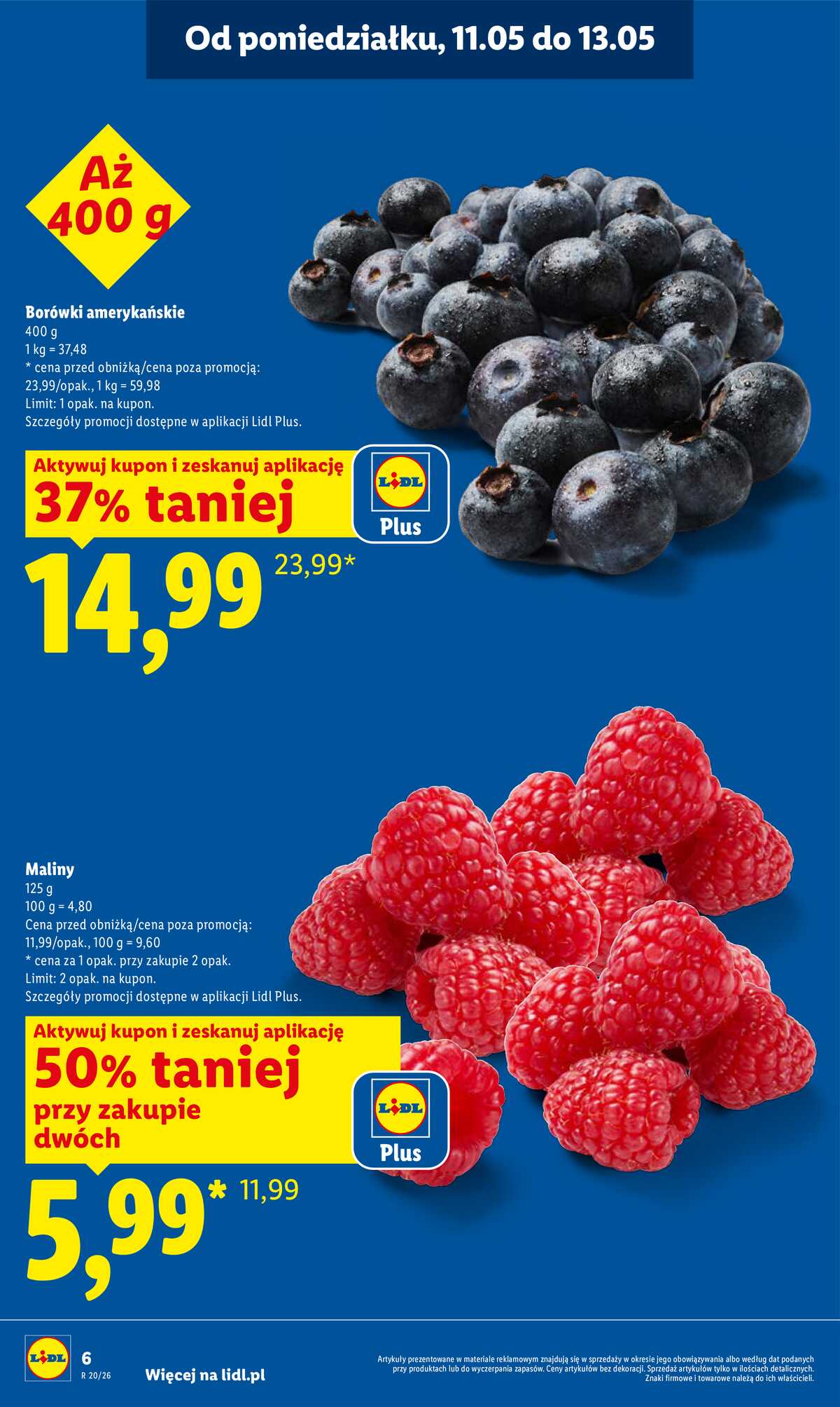 Leták Lidl Polsko 11.5.-13.5.2026 - Zpravodaj platný od 11.05 do 13.05 strana 6