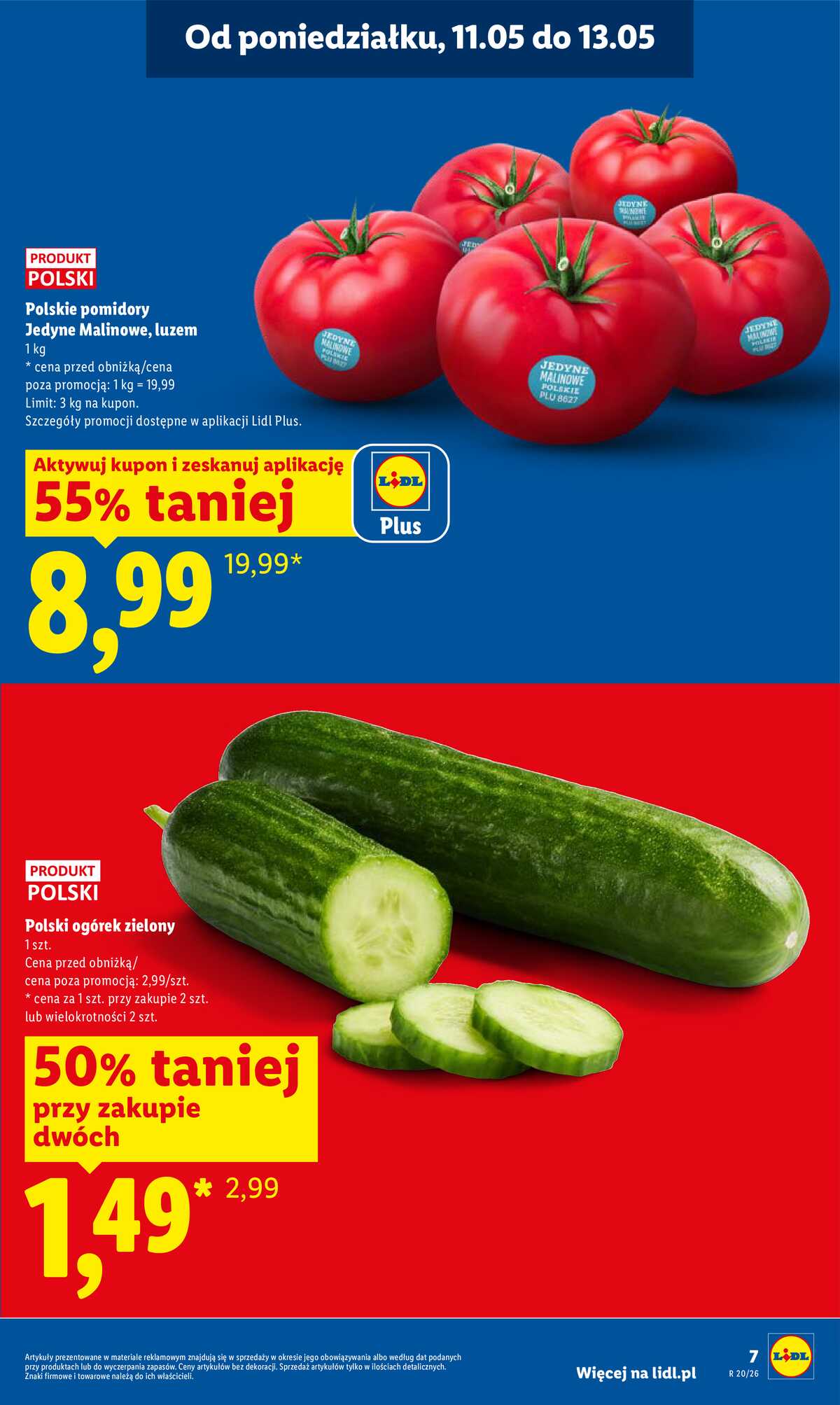 Leták Lidl Polsko 11.5.-13.5.2026 - Zpravodaj platný od 11.05 do 13.05 strana 7