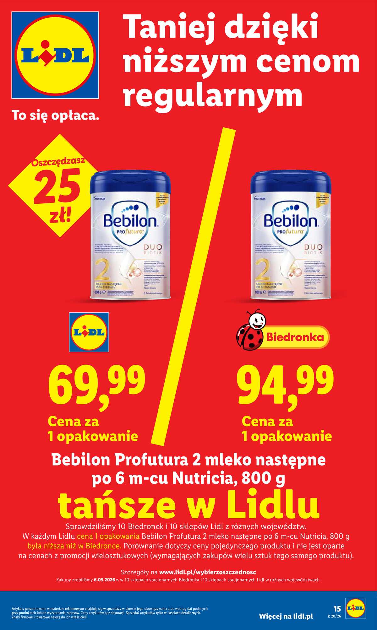 Leták Lidl Polsko 11.5.-13.5.2026 - Zpravodaj platný od 11.05 do 13.05 strana 15