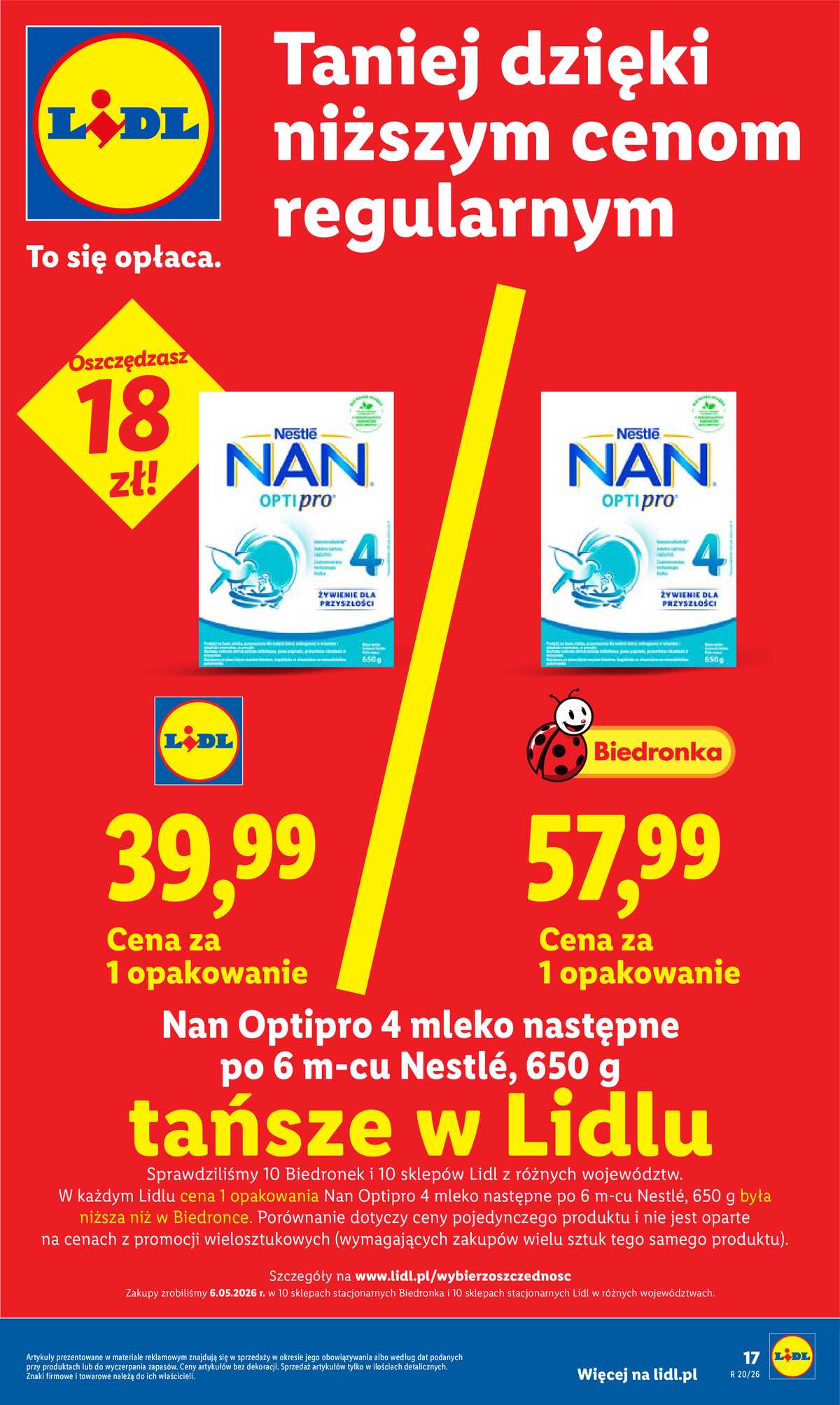 Leták Lidl Polsko 11.5.-13.5.2026 - Zpravodaj platný od 11.05 do 13.05 strana 17