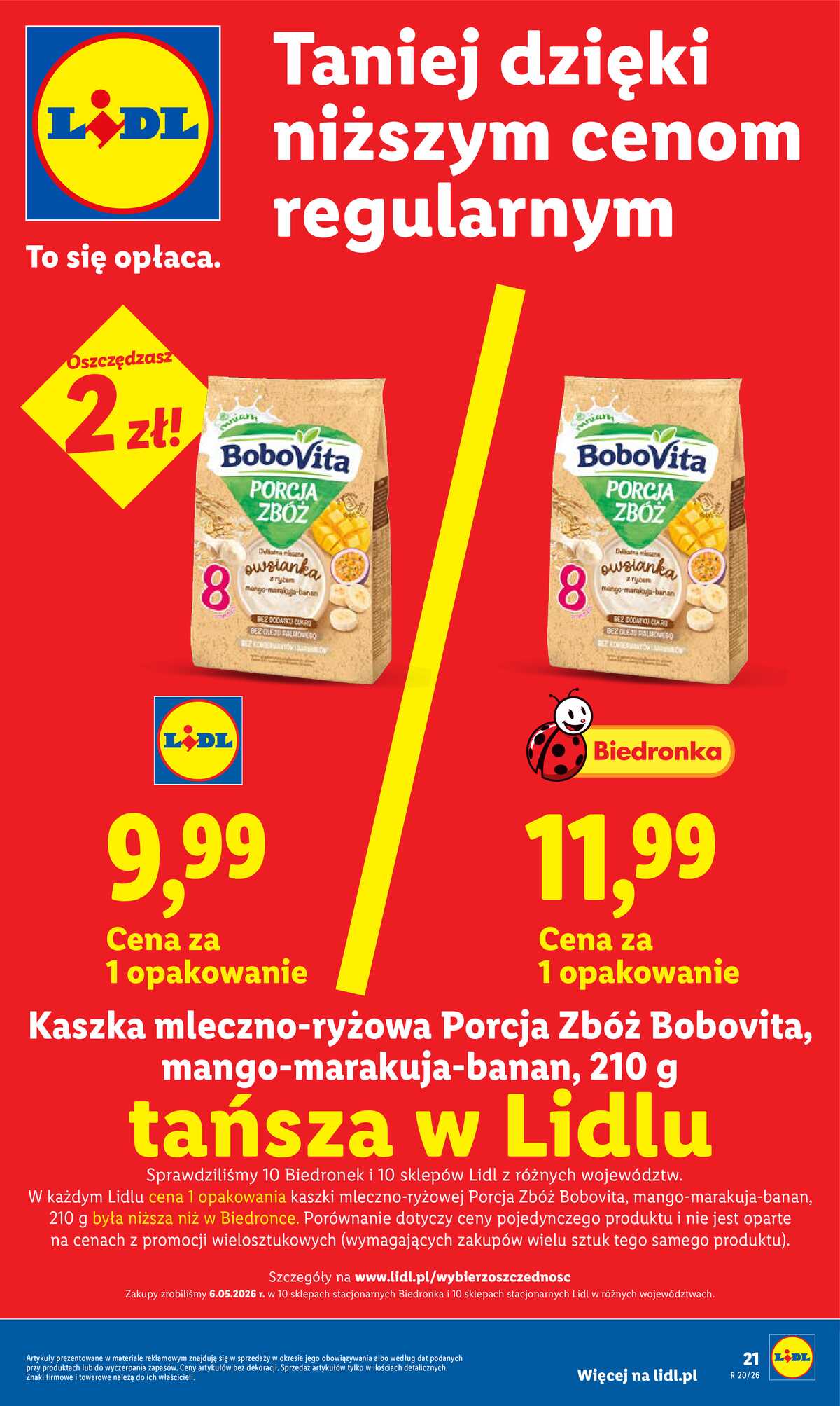 Leták Lidl Polsko 11.5.-13.5.2026 - Zpravodaj platný od 11.05 do 13.05 strana 21