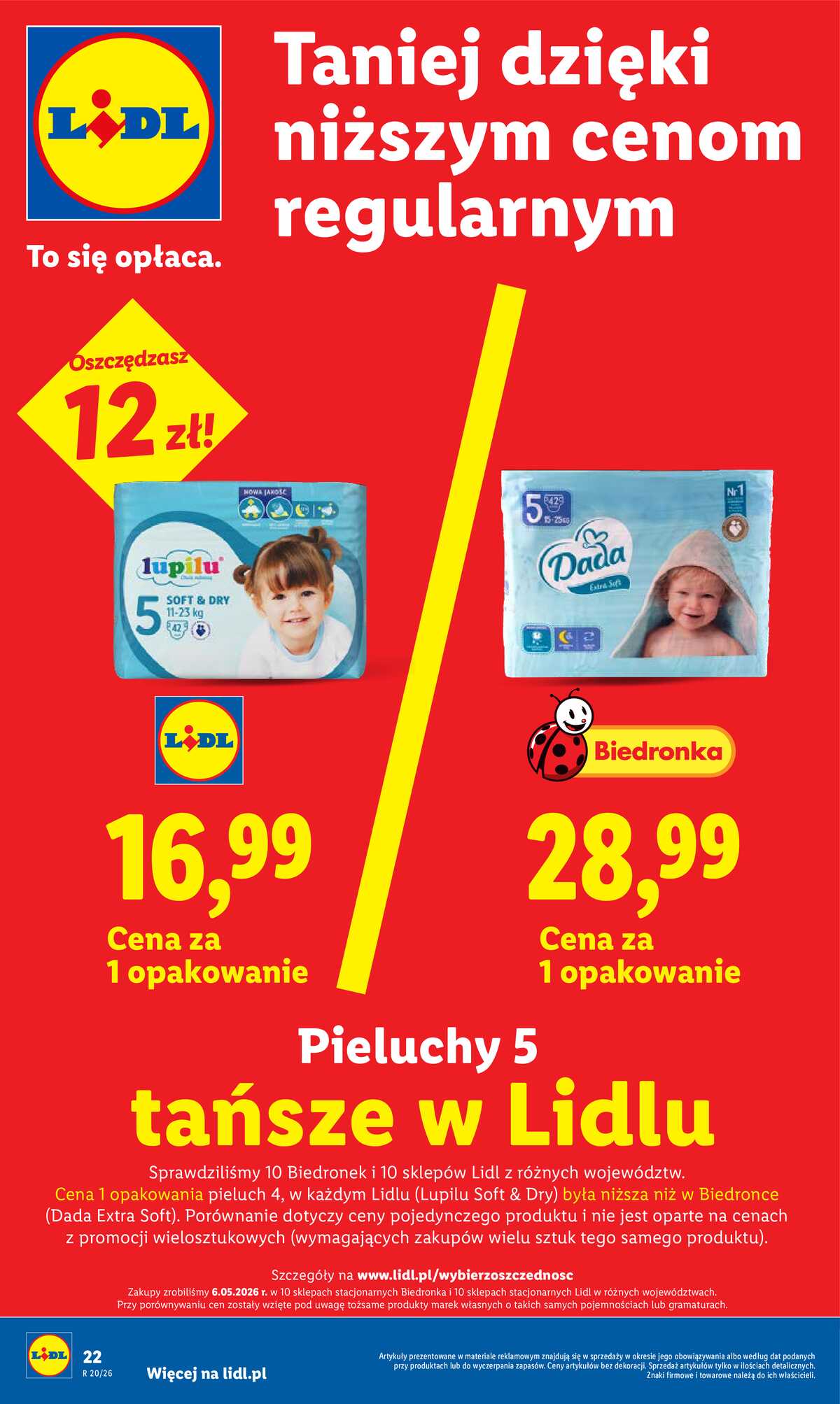 Leták Lidl Polsko 11.5.-13.5.2026 - Zpravodaj platný od 11.05 do 13.05 strana 22