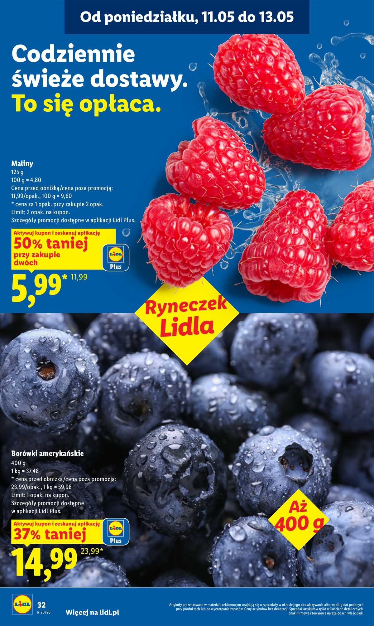 Leták Lidl Polsko 11.5.-13.5.2026 - Zpravodaj platný od 11.05 do 13.05 strana 32