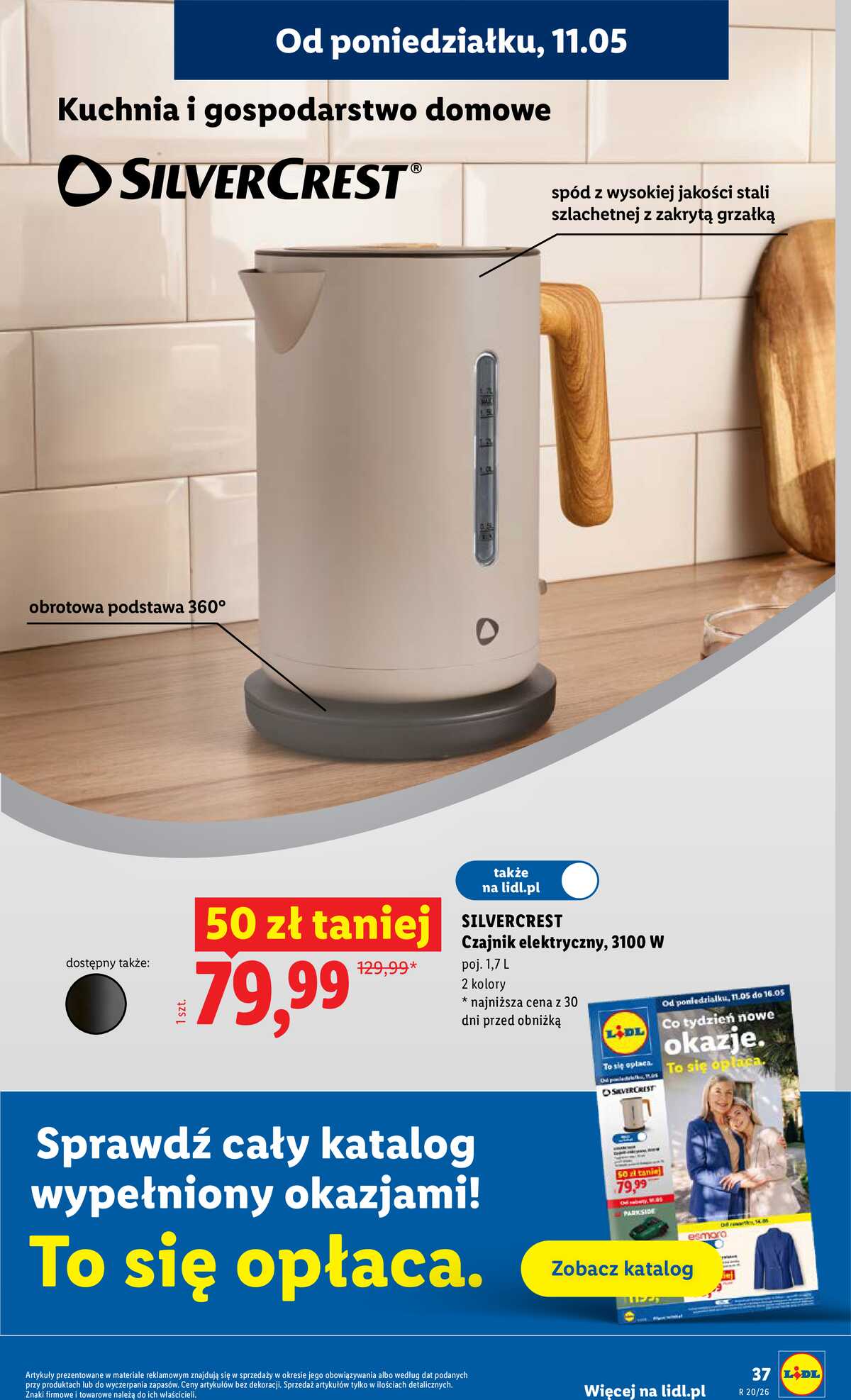 Leták Lidl Polsko 11.5.-13.5.2026 - Zpravodaj platný od 11.05 do 13.05 strana 37