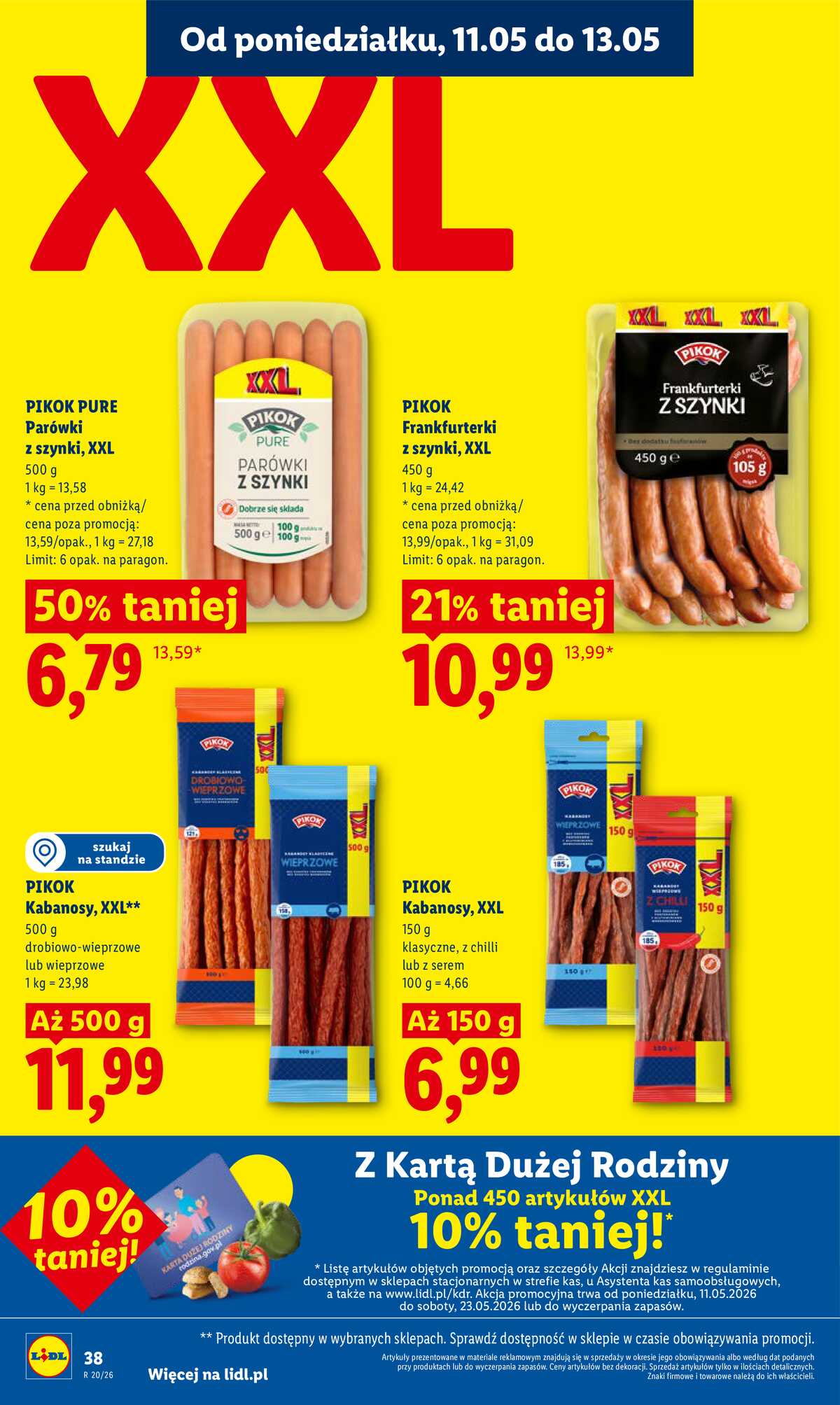 Leták Lidl Polsko 11.5.-13.5.2026 - Zpravodaj platný od 11.05 do 13.05 strana 38