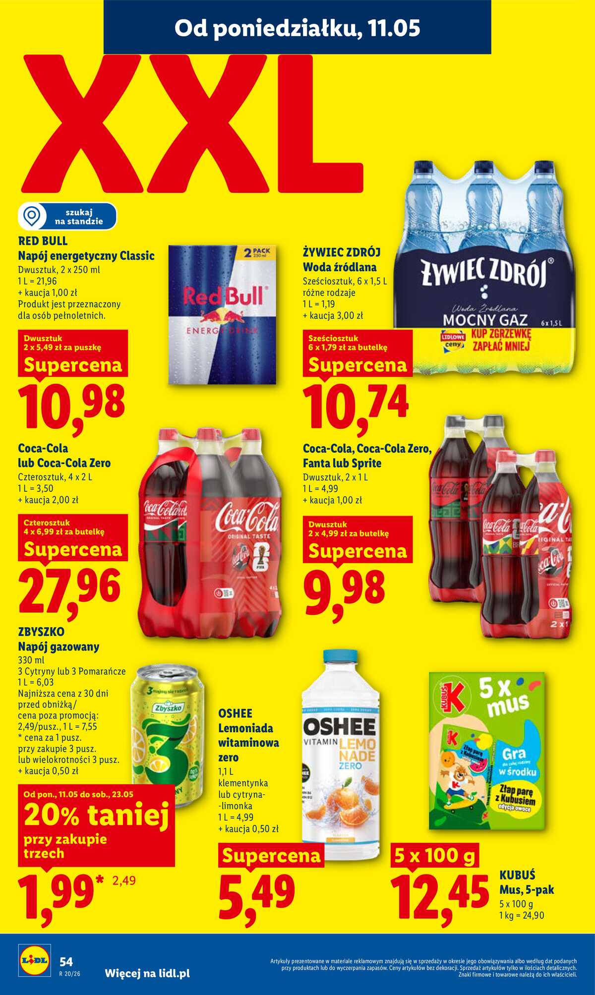Leták Lidl Polsko 11.5.-13.5.2026 - Zpravodaj platný od 11.05 do 13.05 strana 54