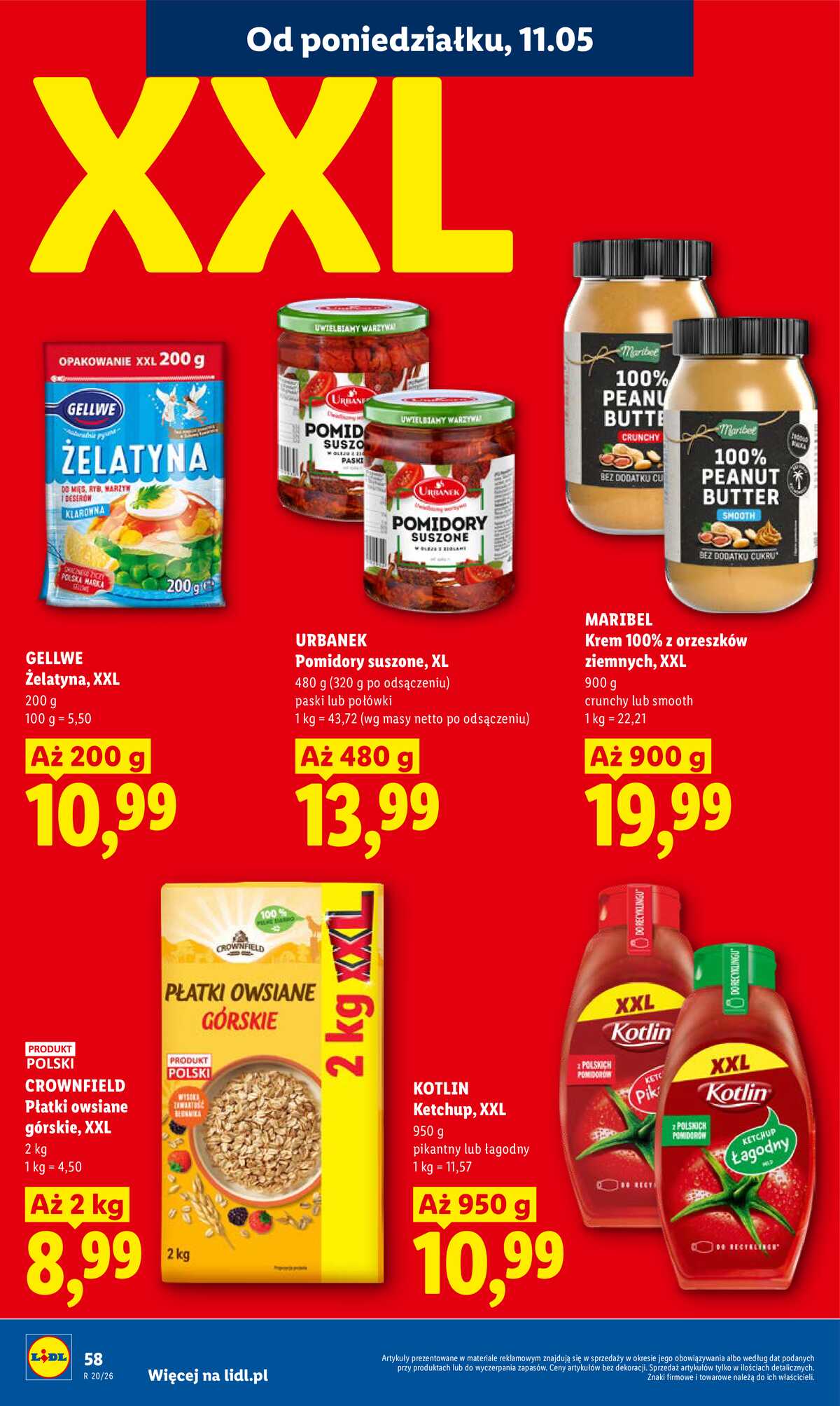 Leták Lidl Polsko 11.5.-13.5.2026 - Zpravodaj platný od 11.05 do 13.05 strana 58