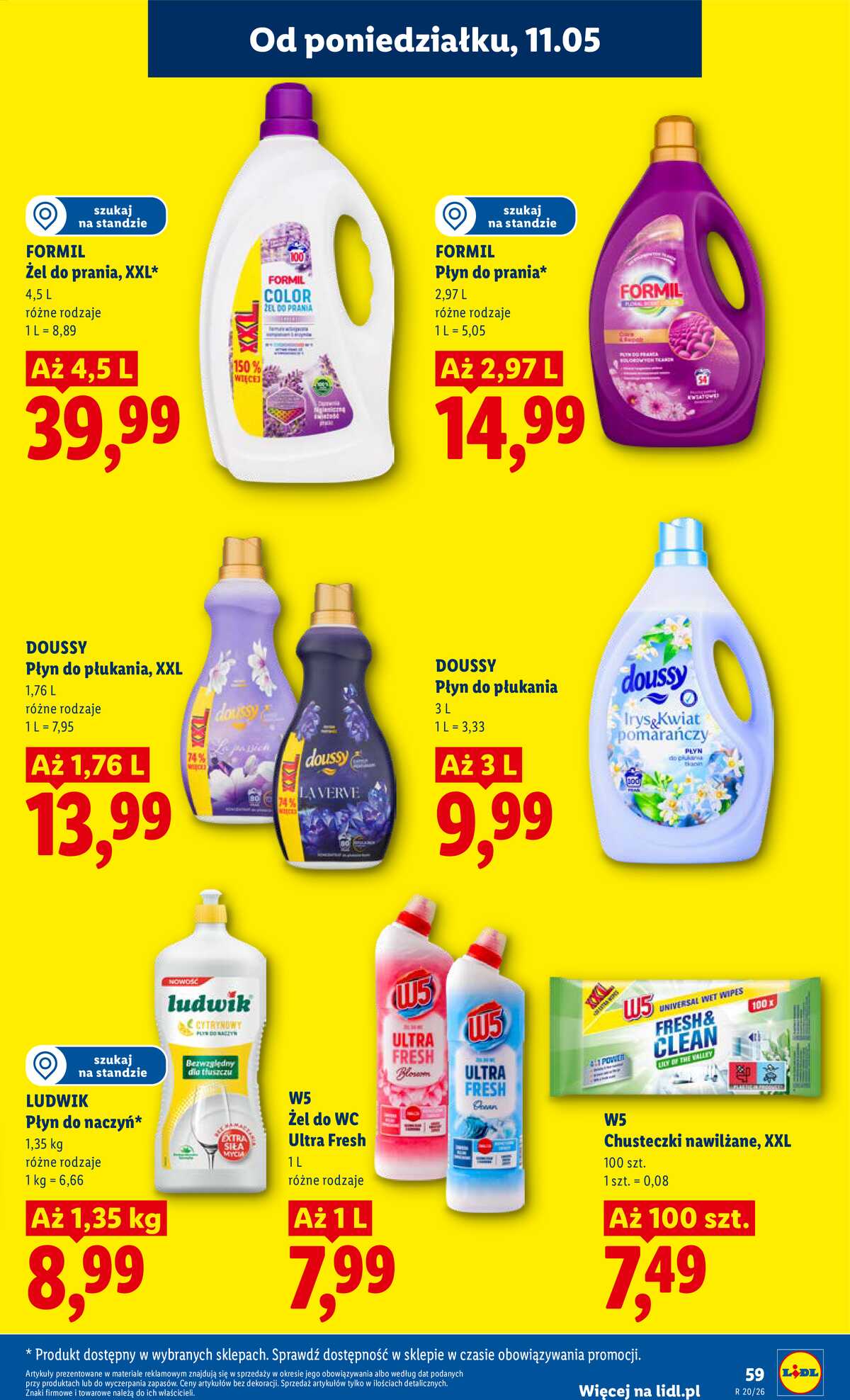 Leták Lidl Polsko 11.5.-13.5.2026 - Zpravodaj platný od 11.05 do 13.05 strana 59