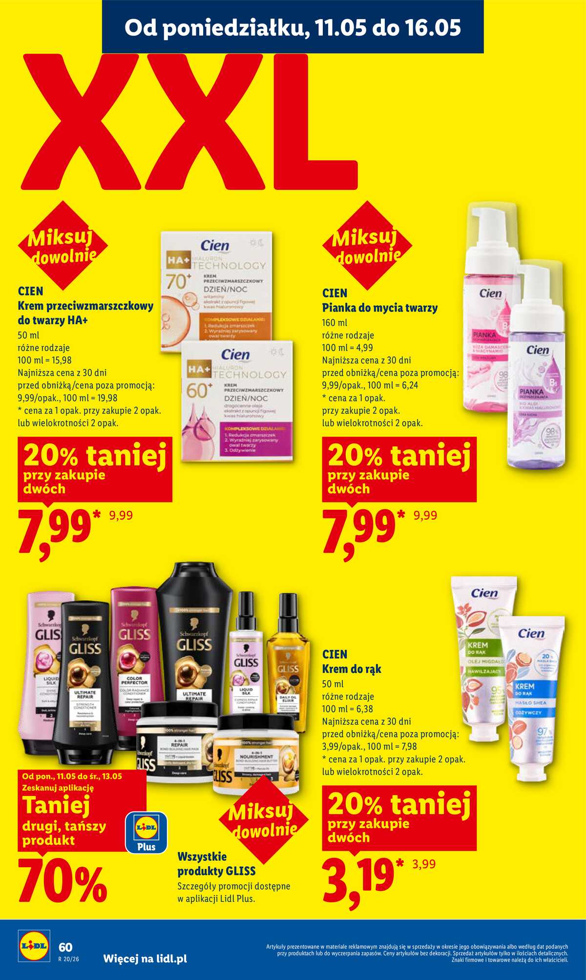 Leták Lidl Polsko 11.5.-13.5.2026 - Zpravodaj platný od 11.05 do 13.05 strana 60