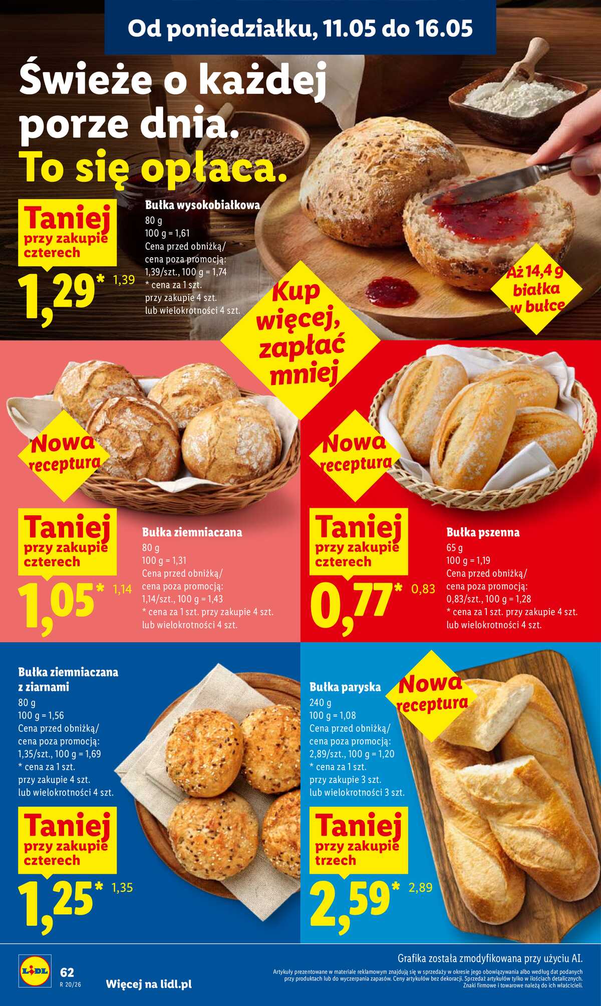 Leták Lidl Polsko 11.5.-13.5.2026 - Zpravodaj platný od 11.05 do 13.05 strana 62