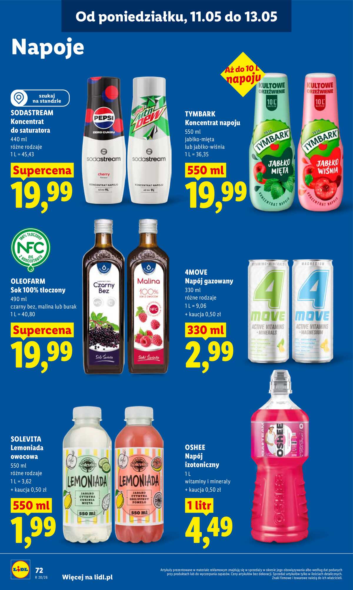 Leták Lidl Polsko 11.5.-13.5.2026 - Zpravodaj platný od 11.05 do 13.05 strana 72