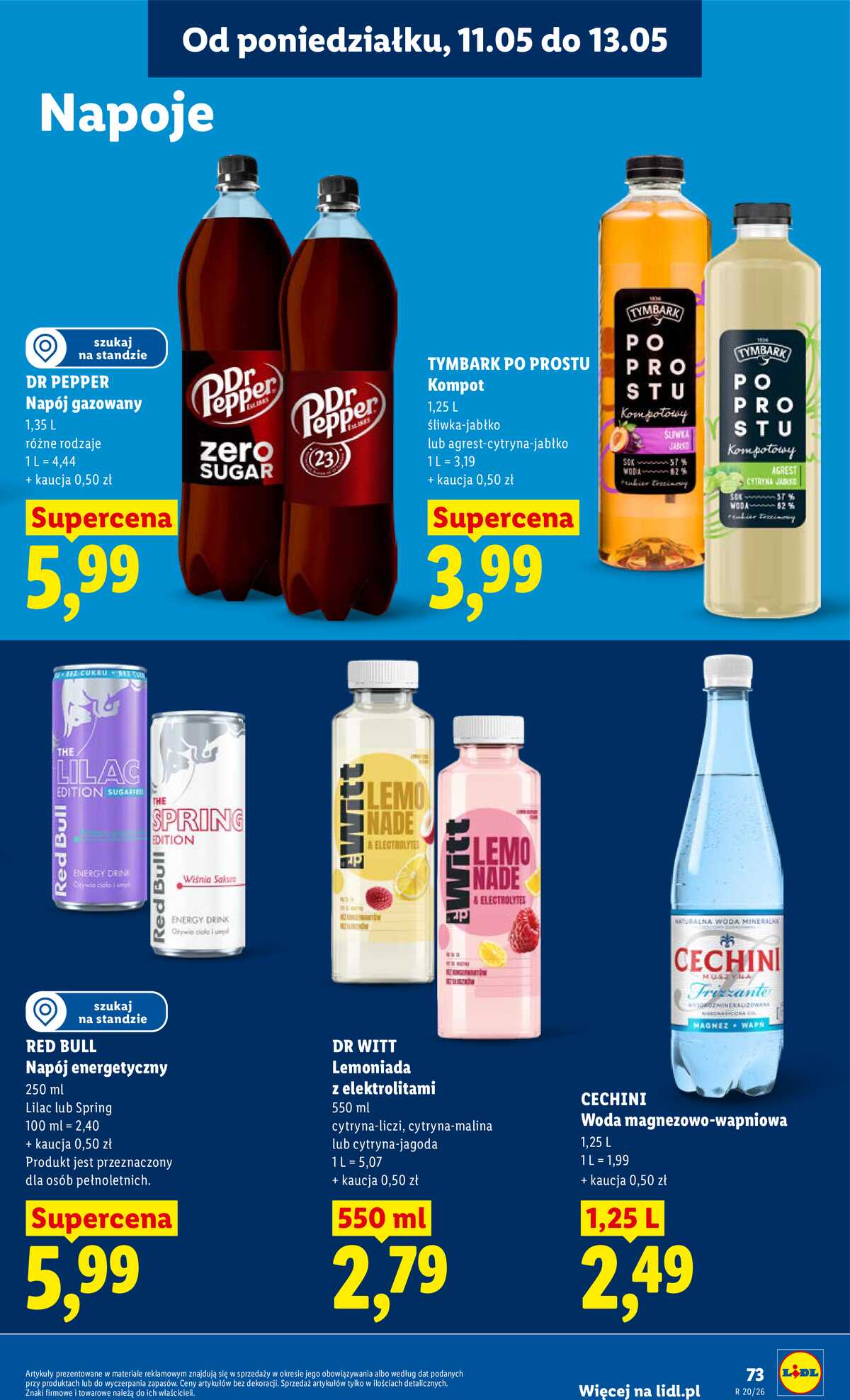 Leták Lidl Polsko 11.5.-13.5.2026 - Zpravodaj platný od 11.05 do 13.05 strana 73