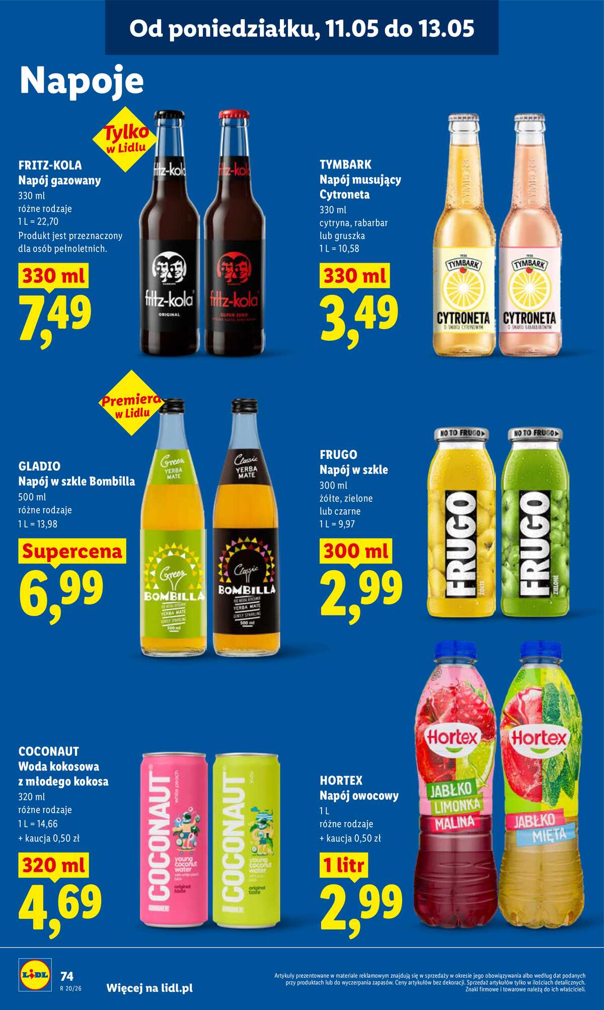 Leták Lidl Polsko 11.5.-13.5.2026 - Zpravodaj platný od 11.05 do 13.05 strana 74