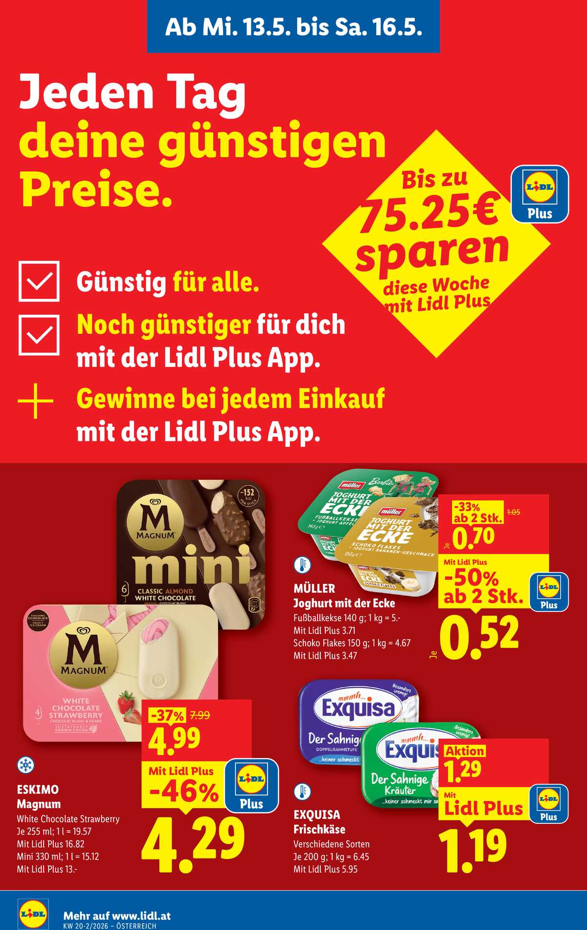 Leták Lidl Rakousko 13.5.-20.5.2026 strana 2