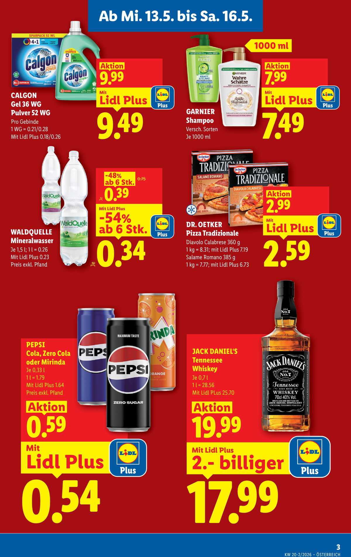 Leták Lidl Rakousko 13.5.-20.5.2026 strana 3