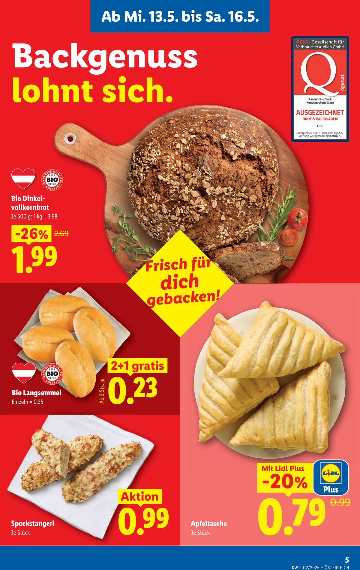 Leták Lidl Rakousko 13.5.-20.5.2026 strana 7