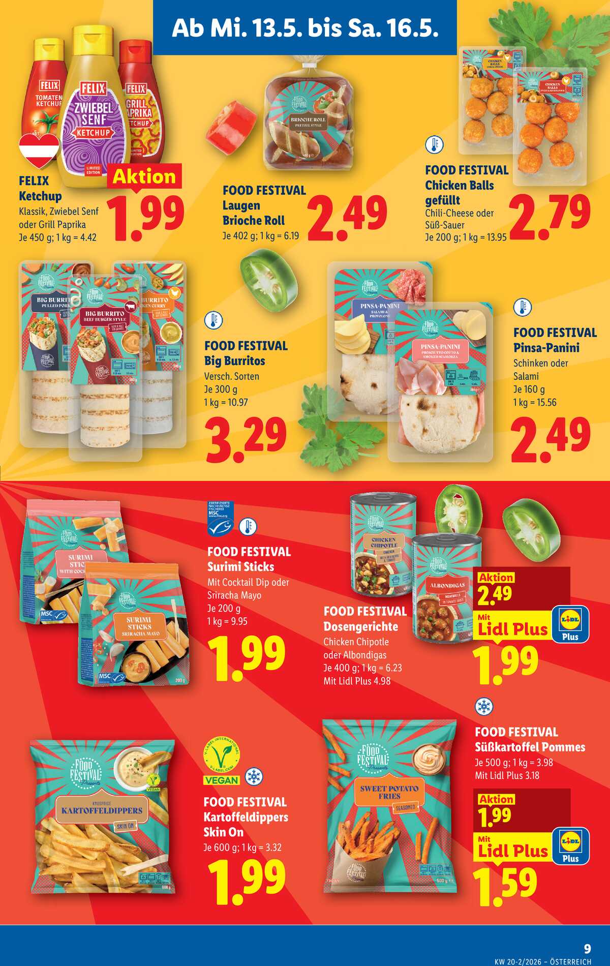 Leták Lidl Rakousko 13.5.-20.5.2026 strana 13