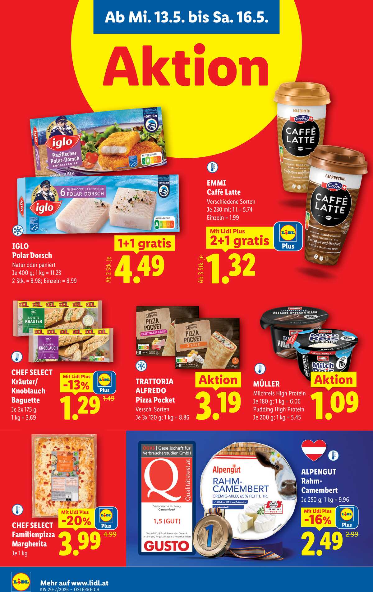 Leták Lidl Rakousko 13.5.-20.5.2026 strana 16