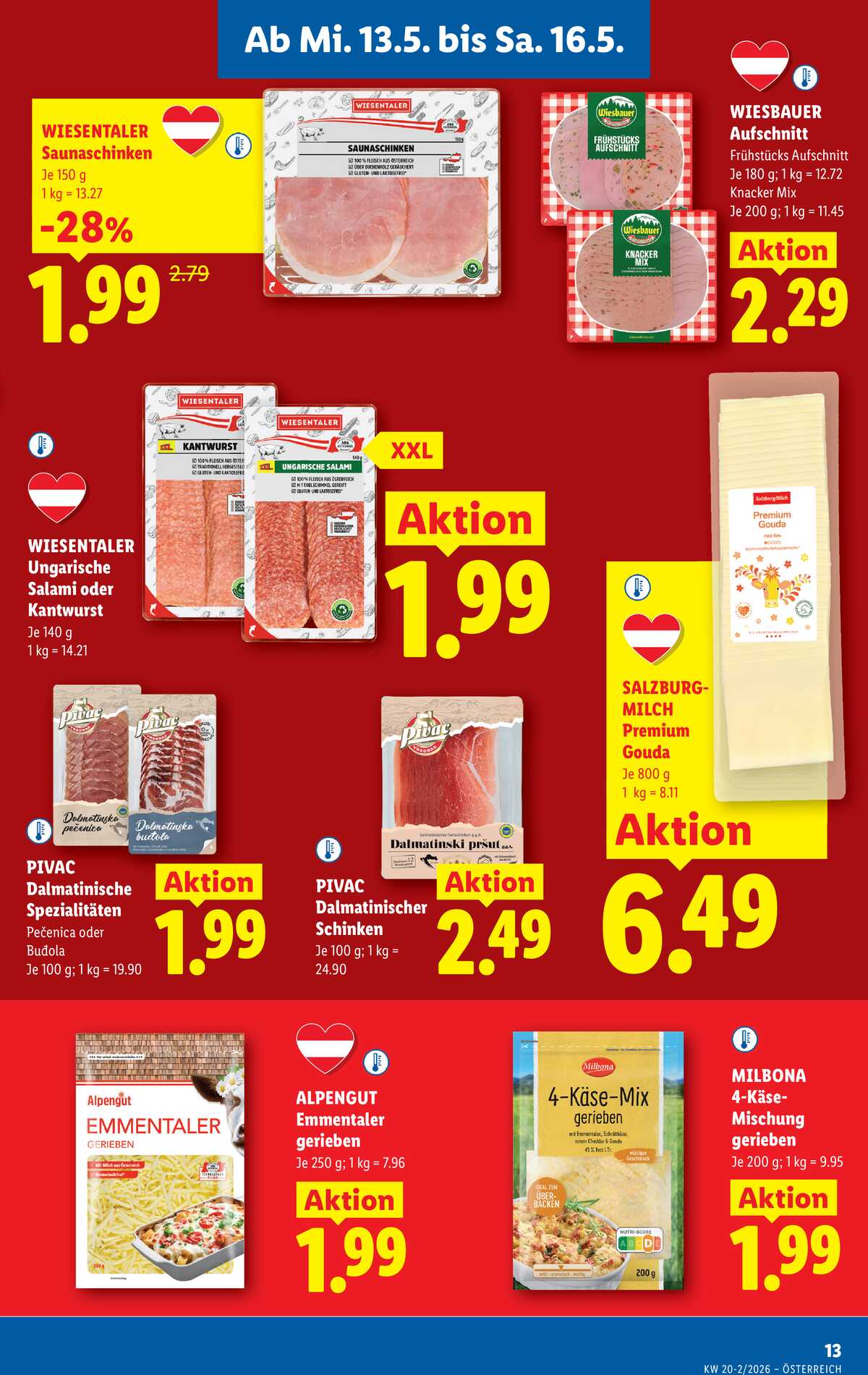 Leták Lidl Rakousko 13.5.-20.5.2026 strana 17