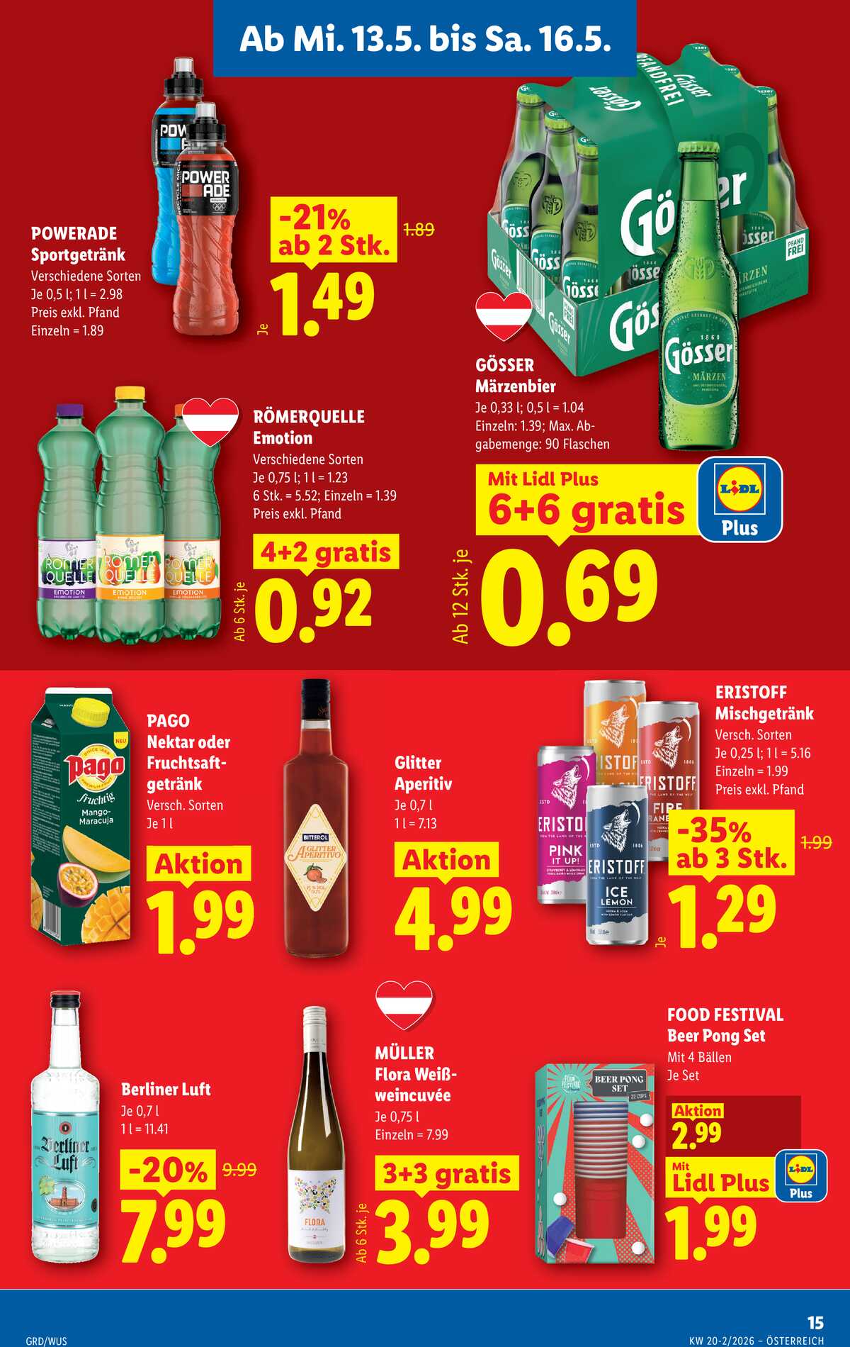 Leták Lidl Rakousko 13.5.-20.5.2026 strana 19