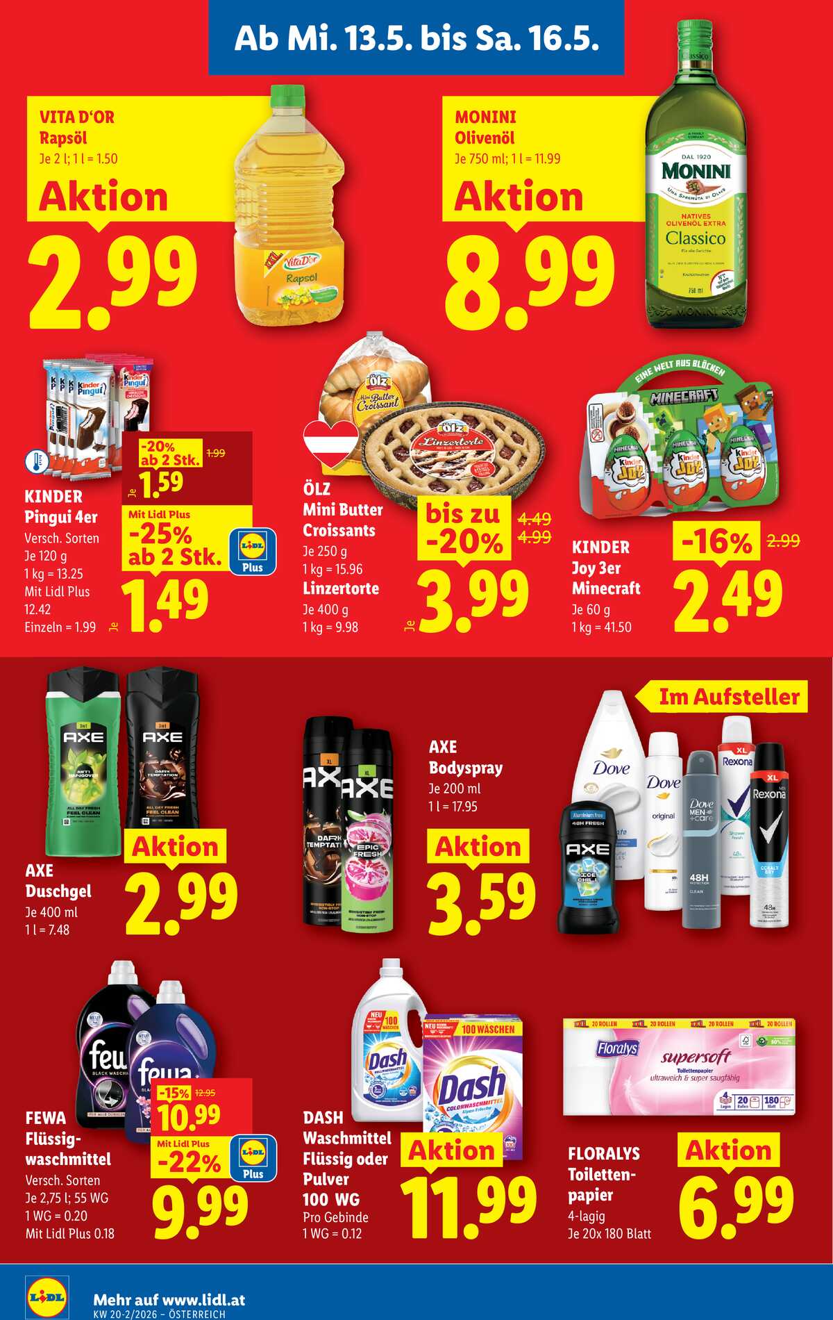 Leták Lidl Rakousko 13.5.-20.5.2026 strana 20