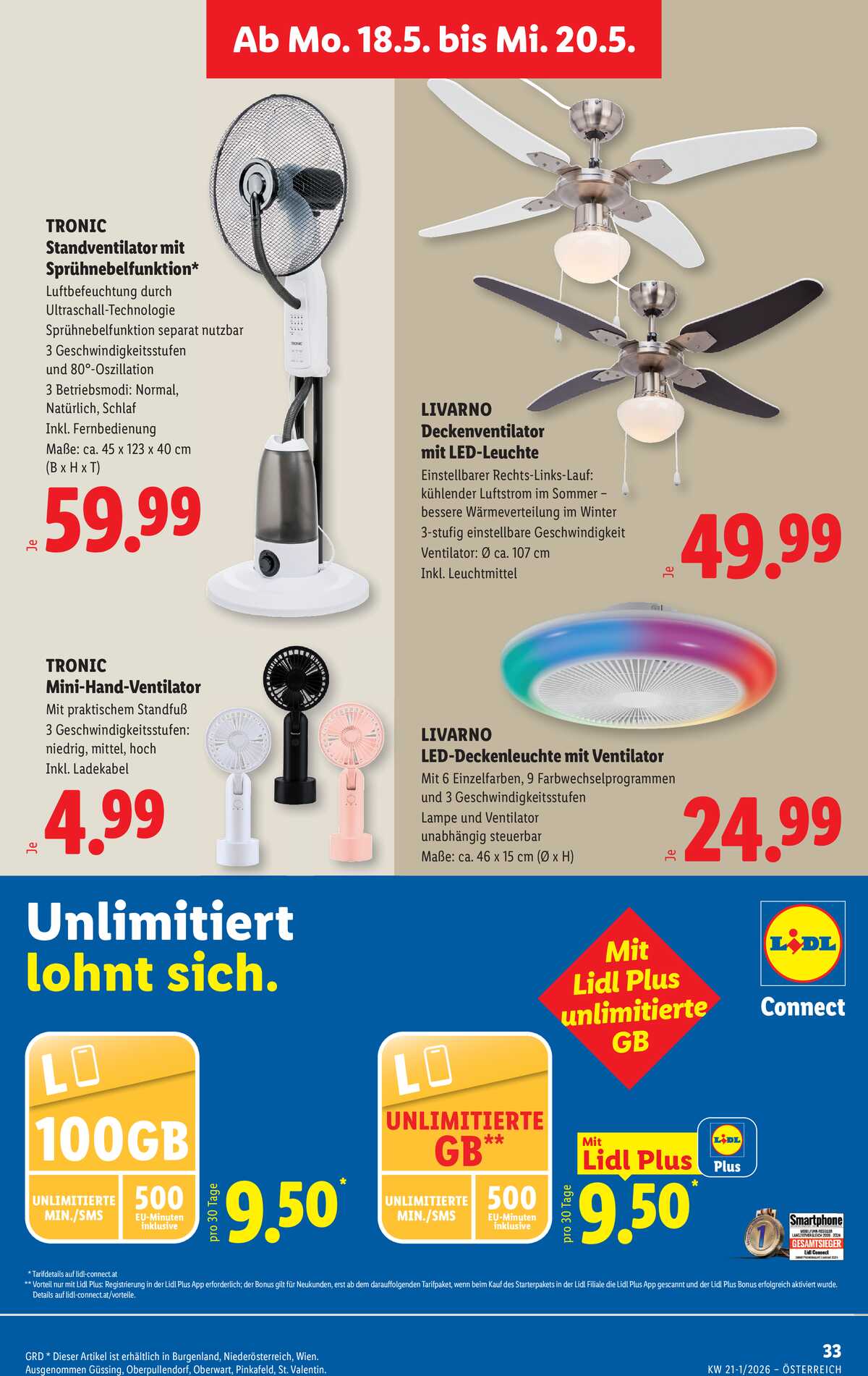 Leták Lidl Rakousko 13.5.-20.5.2026 strana 38