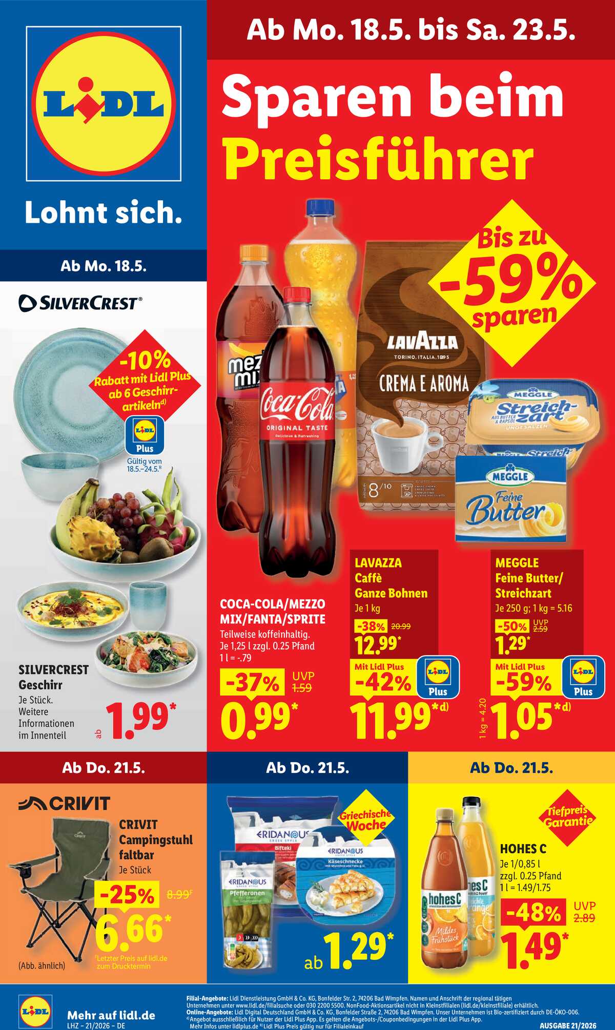 Leták Lidl Německo 18.5.-23.5.2026 strana 1
