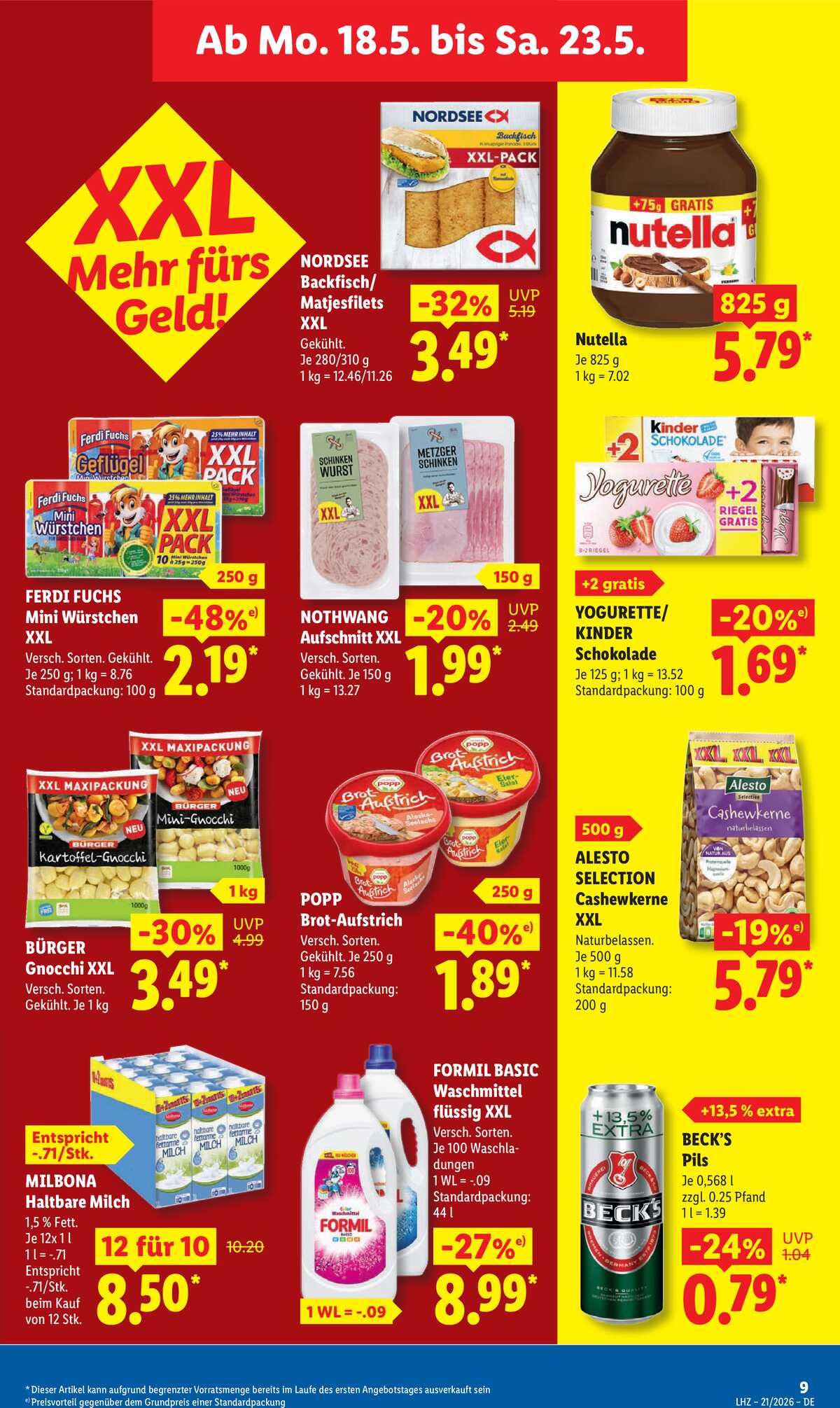 Leták Lidl Německo 18.5.-23.5.2026 strana 17