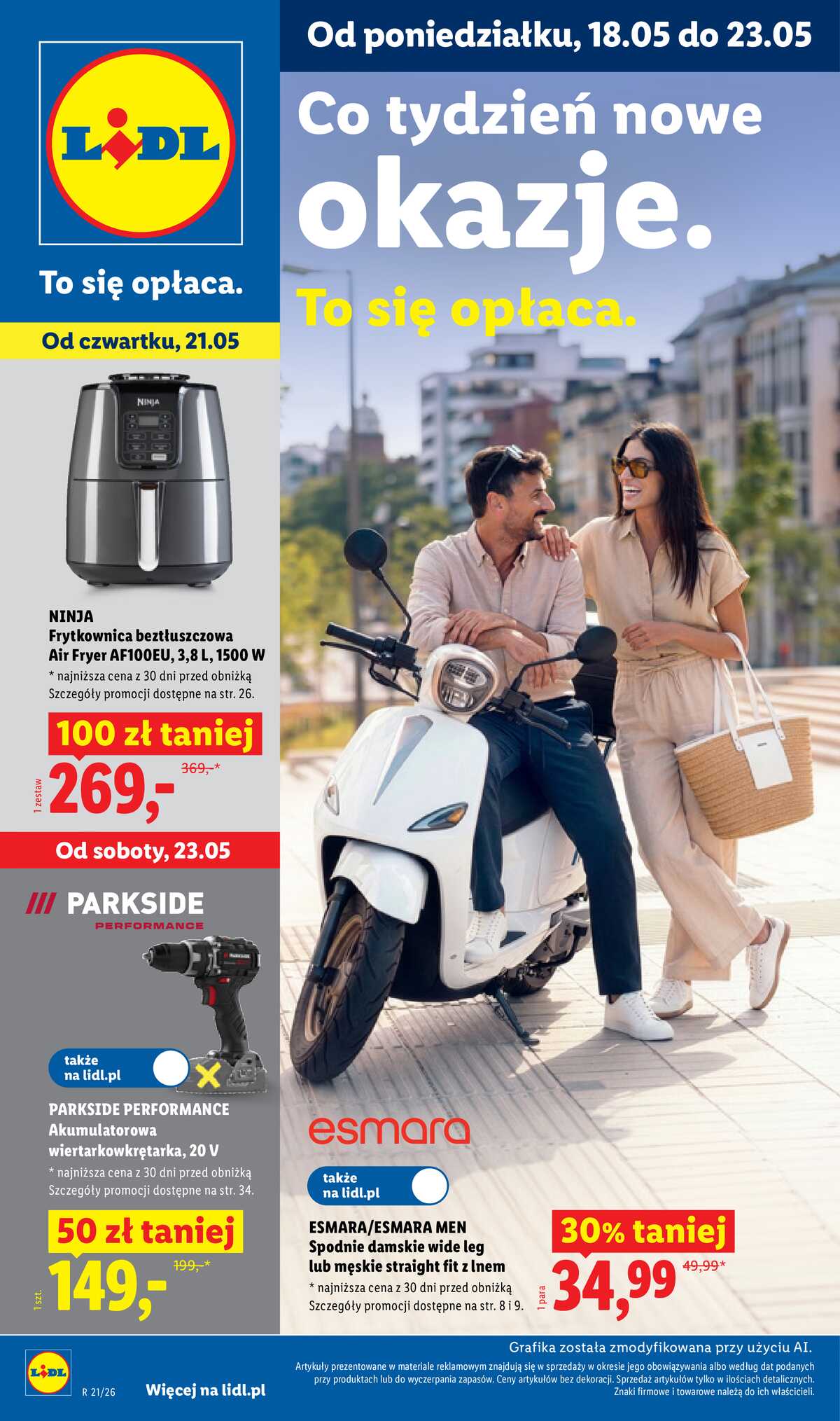Leták Lidl Polsko 18.5.-23.5.2026 - Katalog platný od 18.05 strana 1