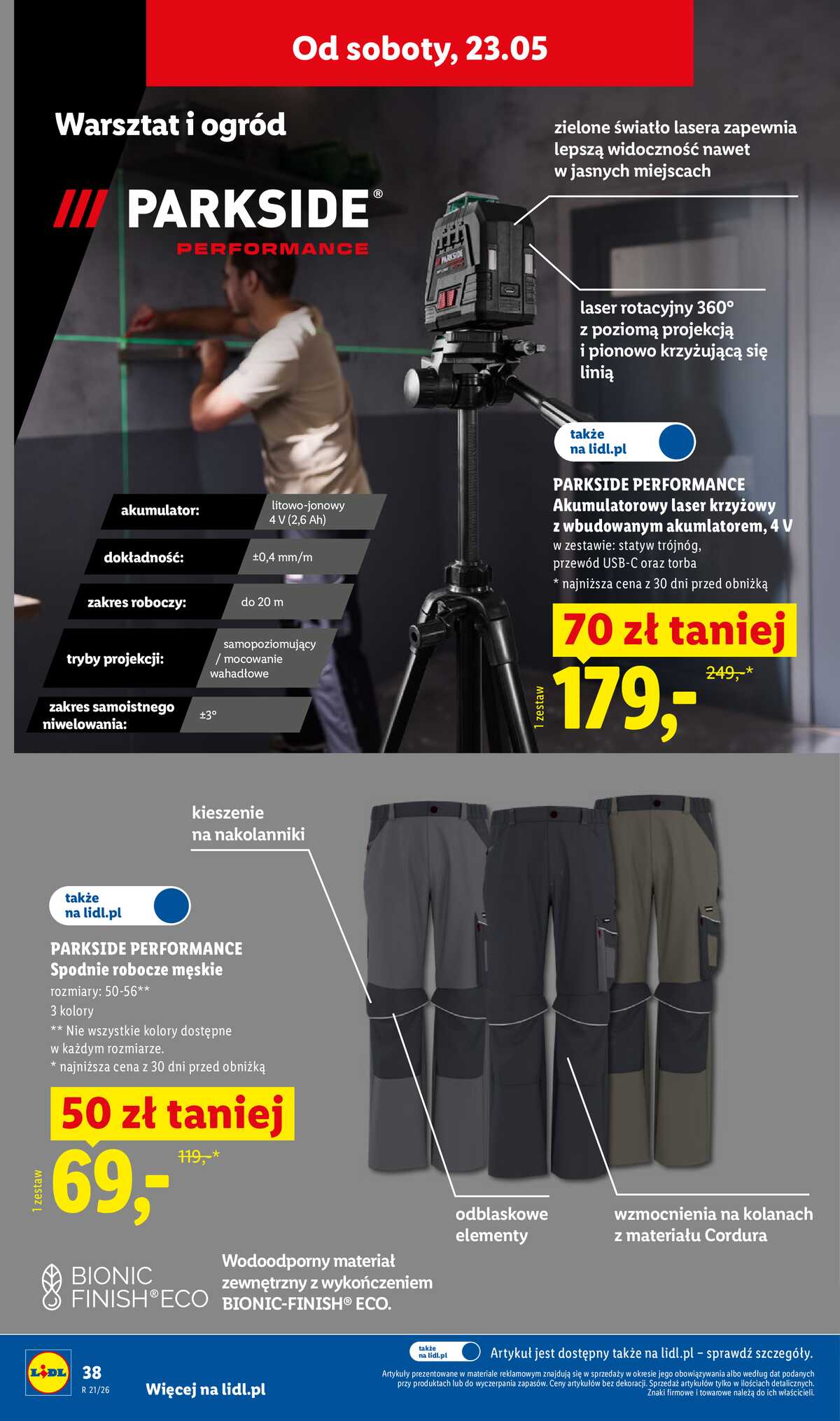 Leták Lidl Polsko 18.5.-23.5.2026 - Katalog platný od 18.05 strana 46