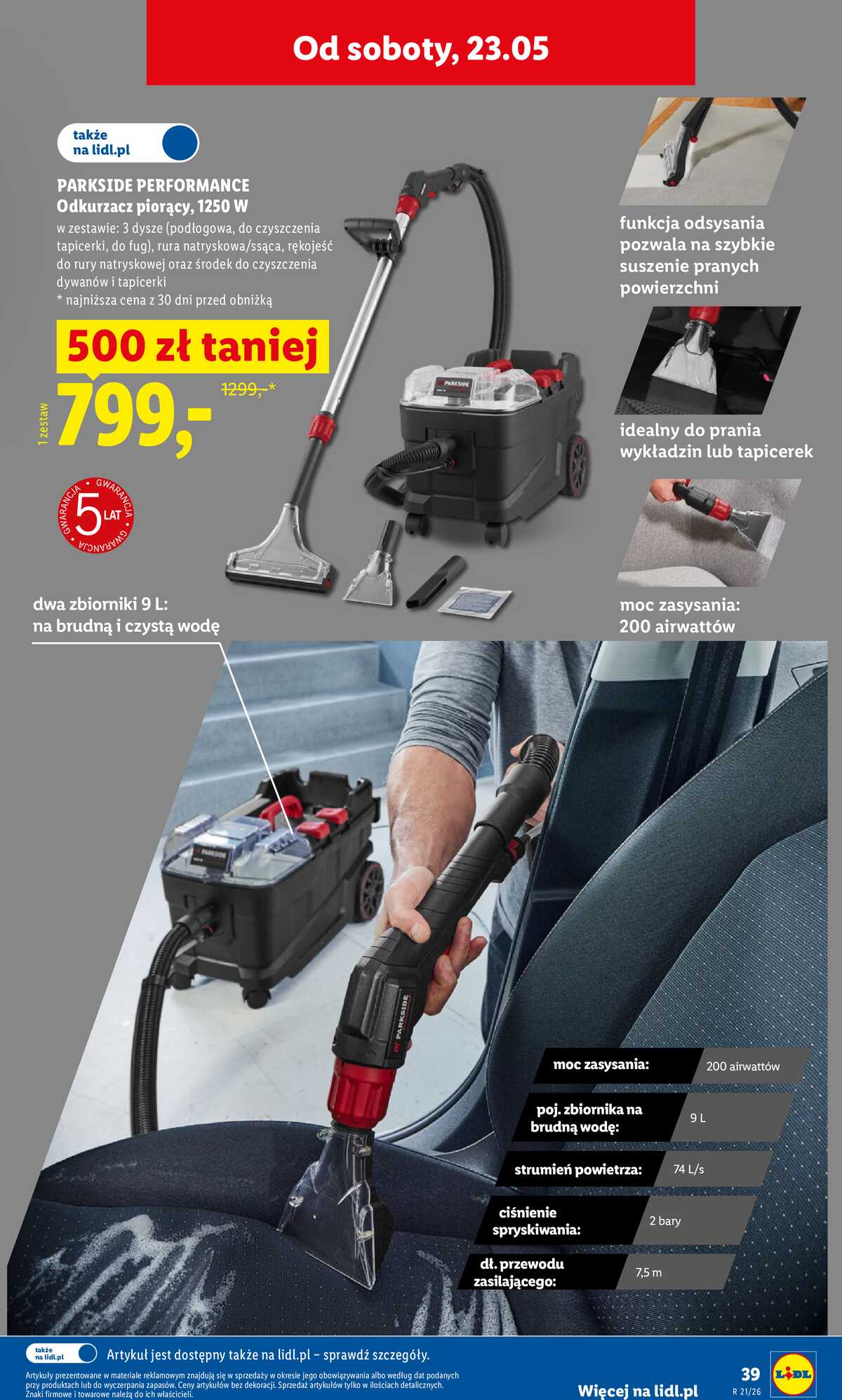 Leták Lidl Polsko 18.5.-23.5.2026 - Katalog platný od 18.05 strana 47