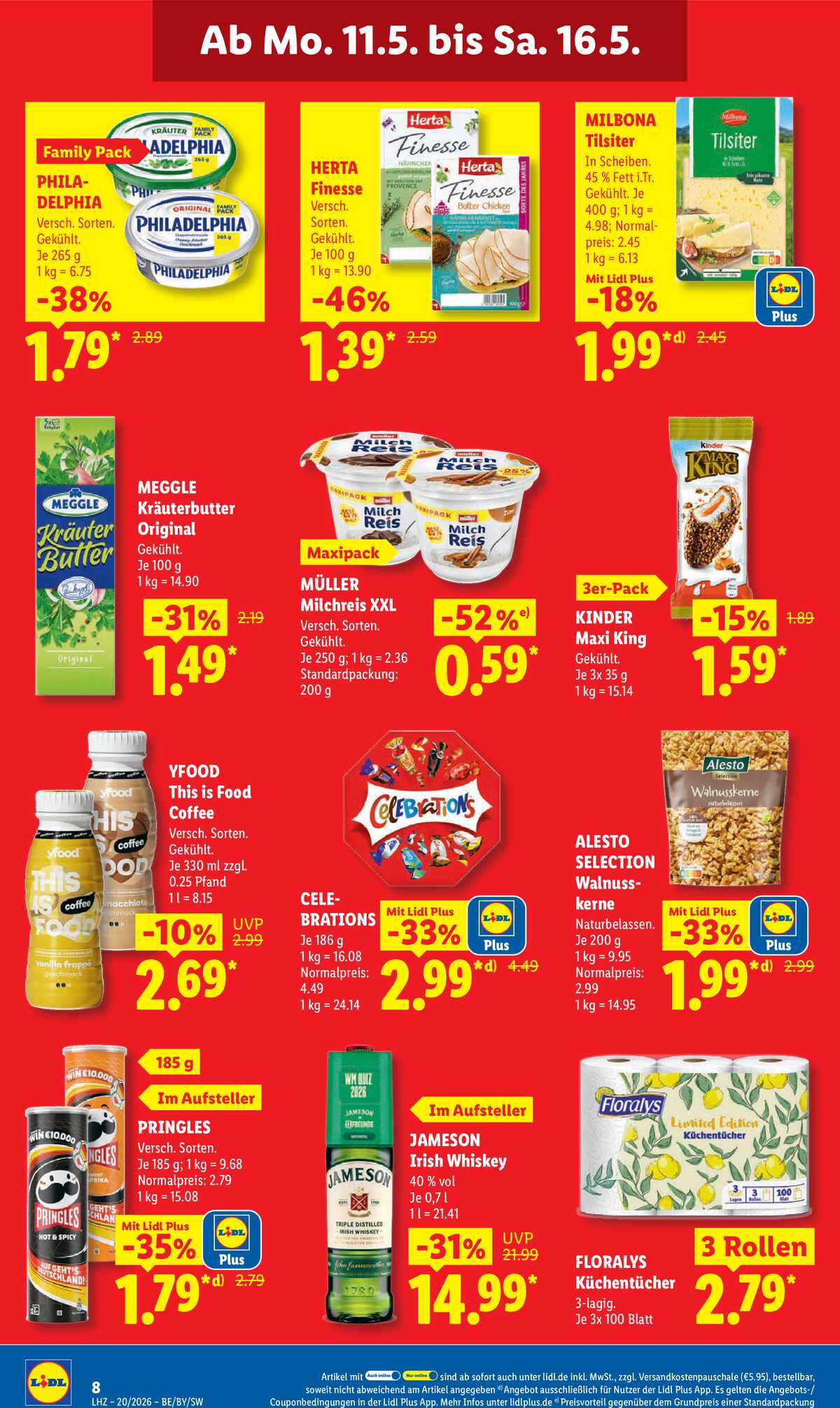 Leták Lidl Německo 11.5.-16.5.2026 strana 16