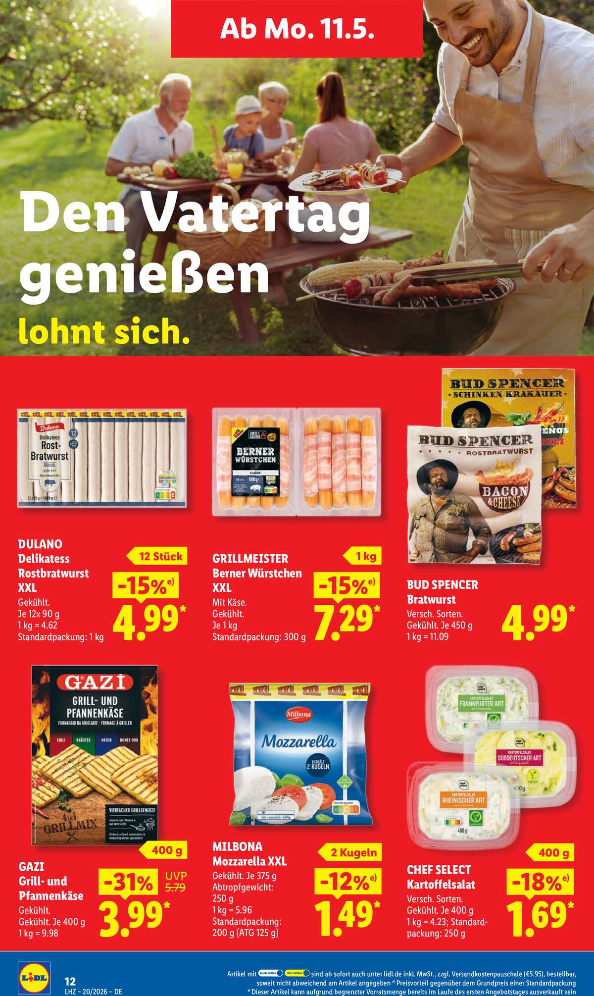 Leták Lidl Německo 11.5.-16.5.2026 strana 26
