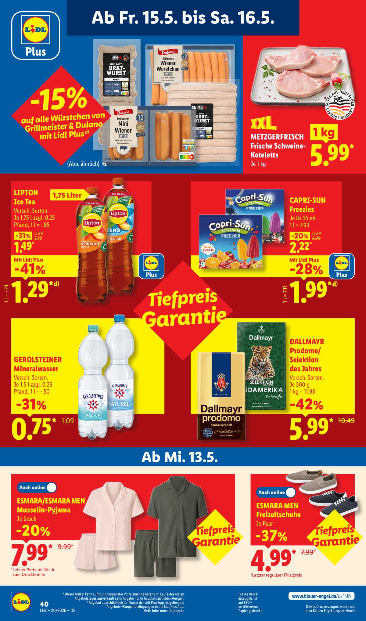 Leták Lidl Německo 11.5.-16.5.2026 strana 72