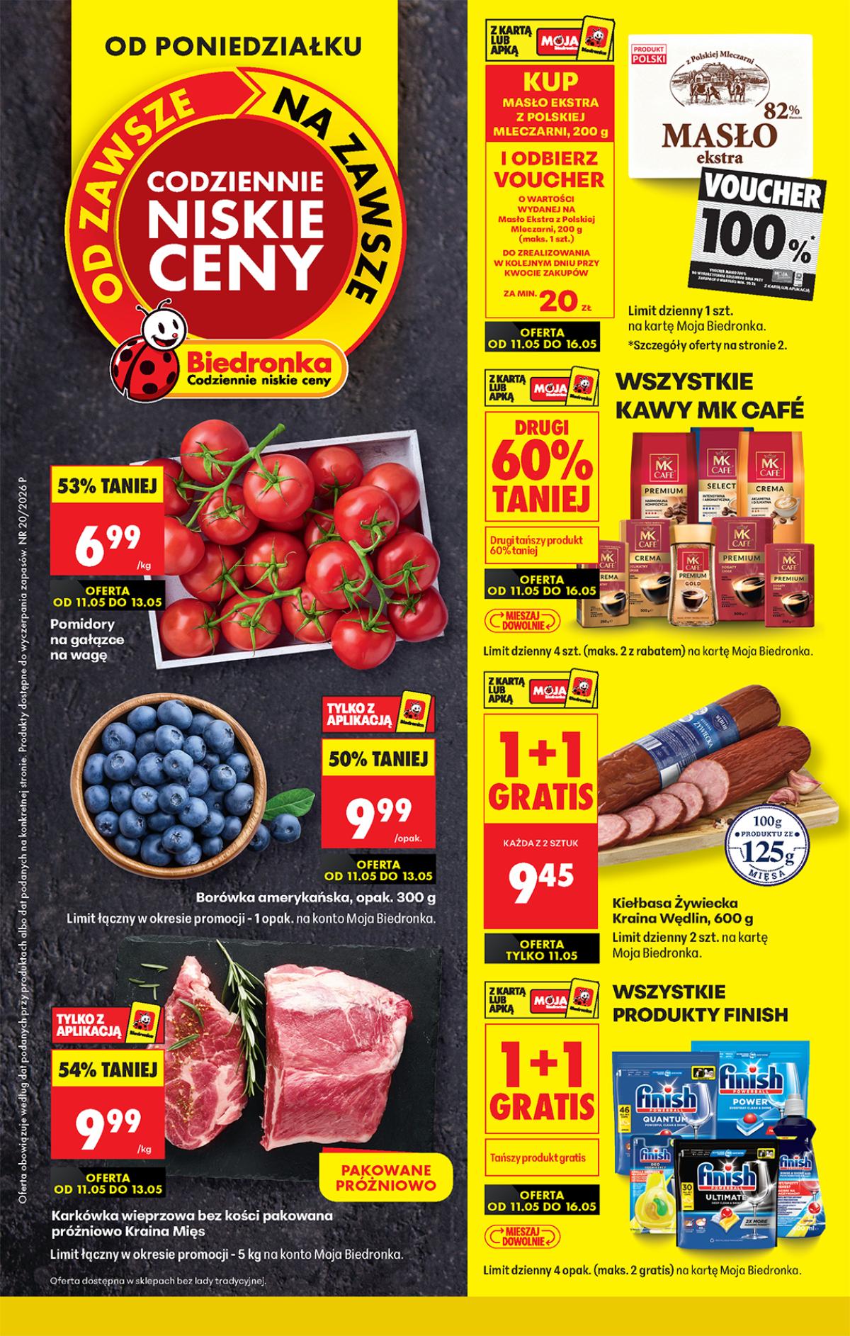 Leták Biedronka Polsko 11.5.-17.5.2026 strana 1