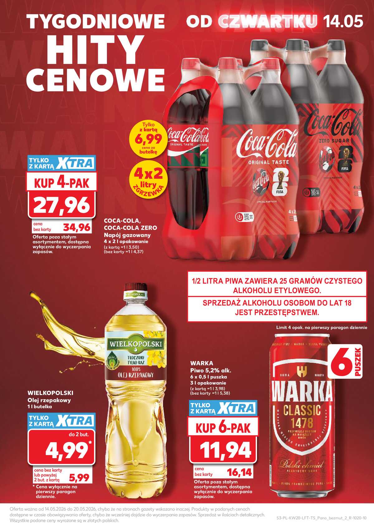 Leták Kaufland Polsko 14.5.-20.5.2026 - Noviny týdne strana 3