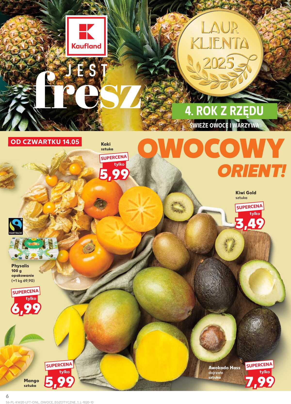 Leták Kaufland Polsko 14.5.-20.5.2026 - Noviny týdne strana 6
