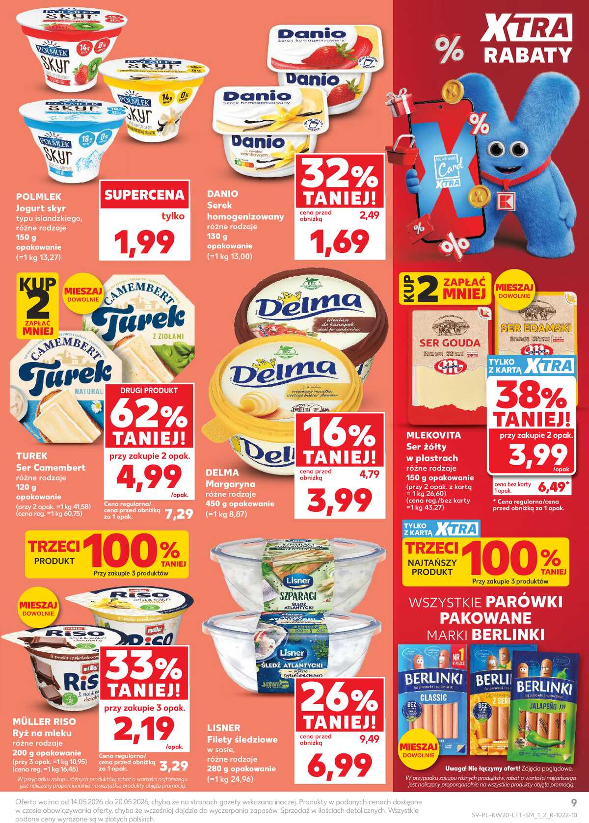 Leták Kaufland Polsko 14.5.-20.5.2026 - Noviny týdne strana 9