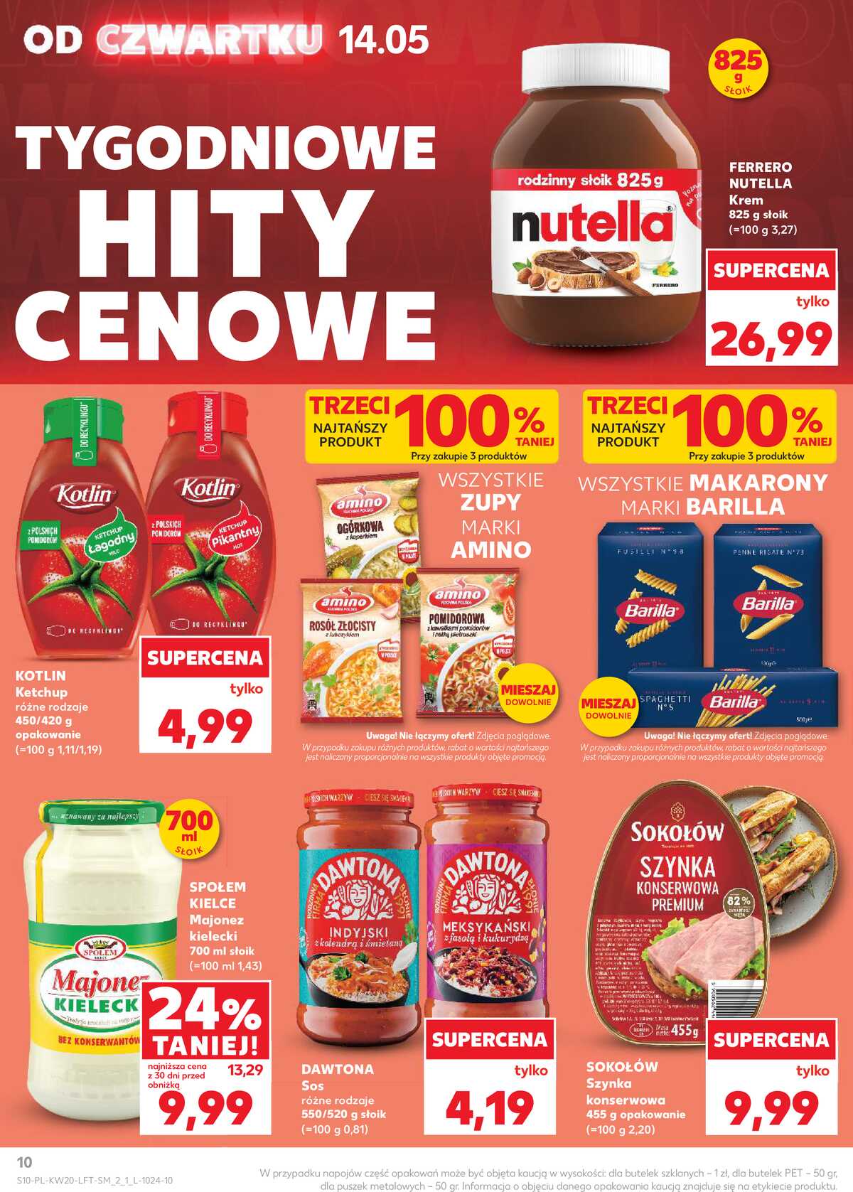 Leták Kaufland Polsko 14.5.-20.5.2026 - Noviny týdne strana 10