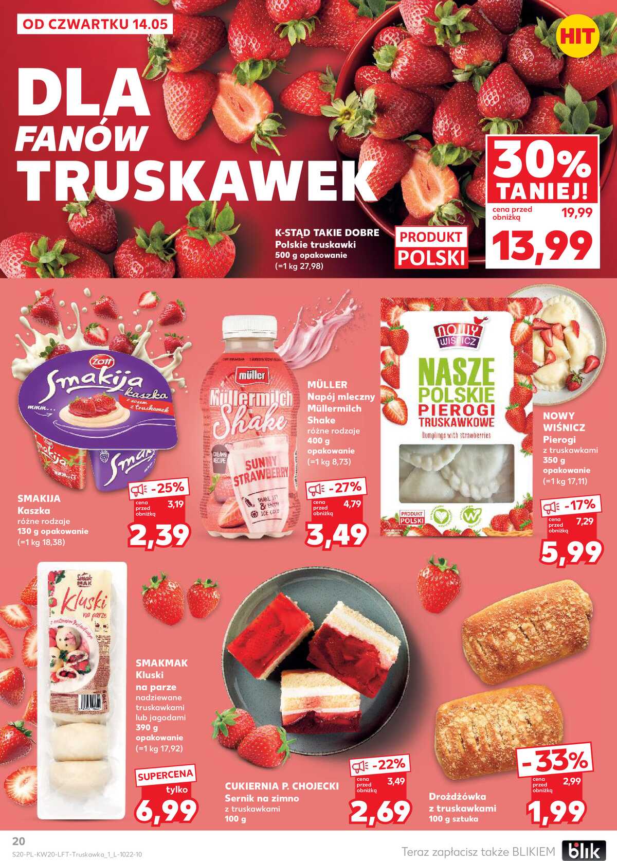 Leták Kaufland Polsko 14.5.-20.5.2026 - Noviny týdne strana 20