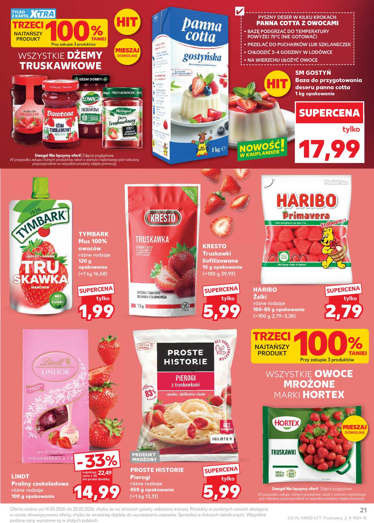 Leták Kaufland Polsko 14.5.-20.5.2026 - Noviny týdne strana 21